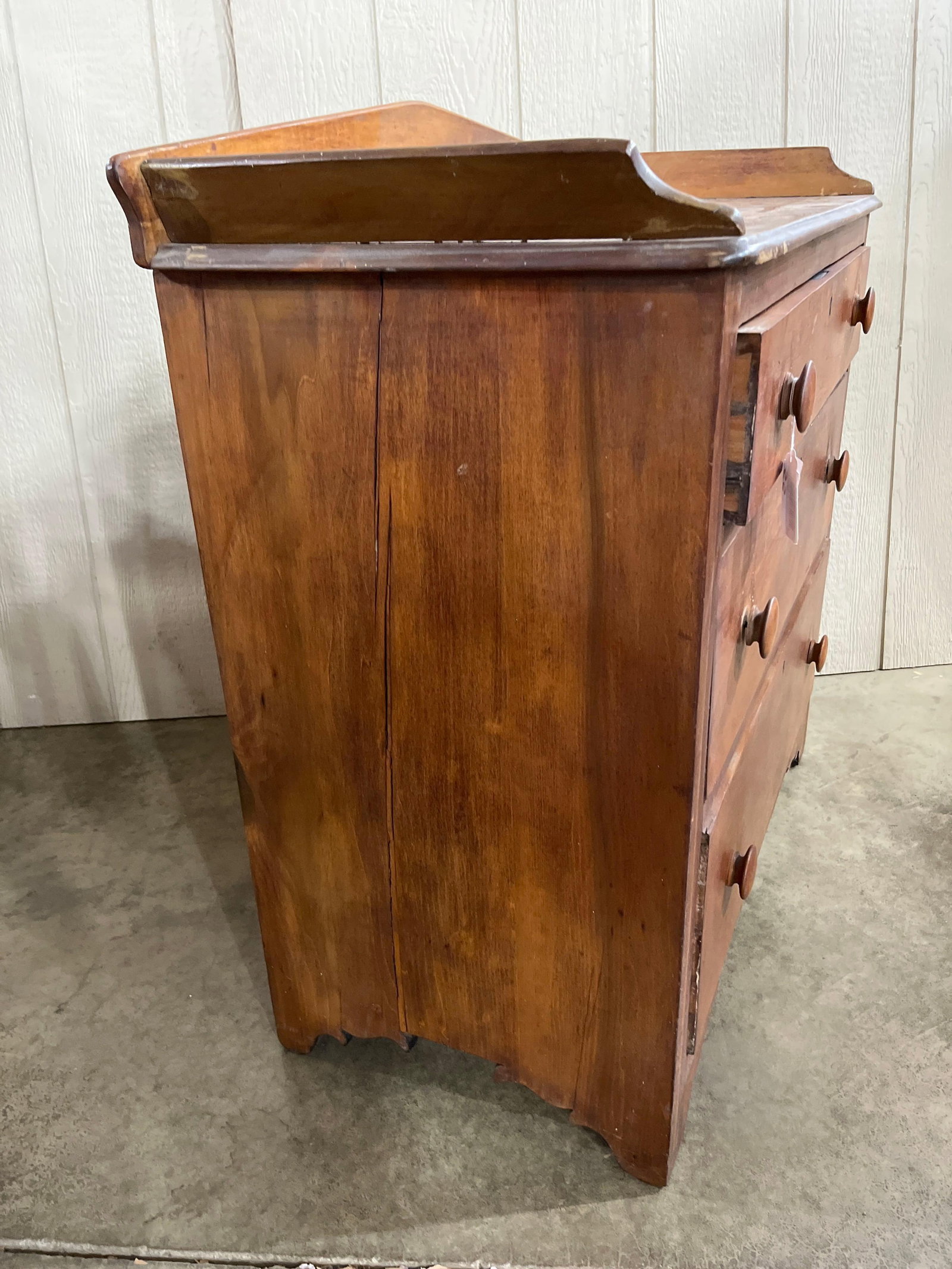 American Primitive Cherry & Pine Chest - 5