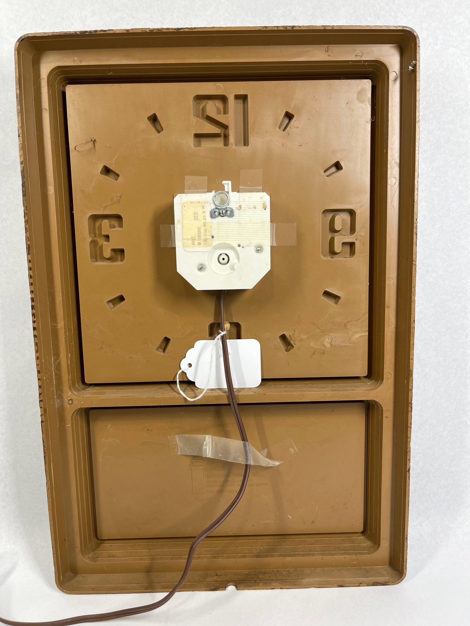 Impact Int Coca-Cola Electric Clock - 4