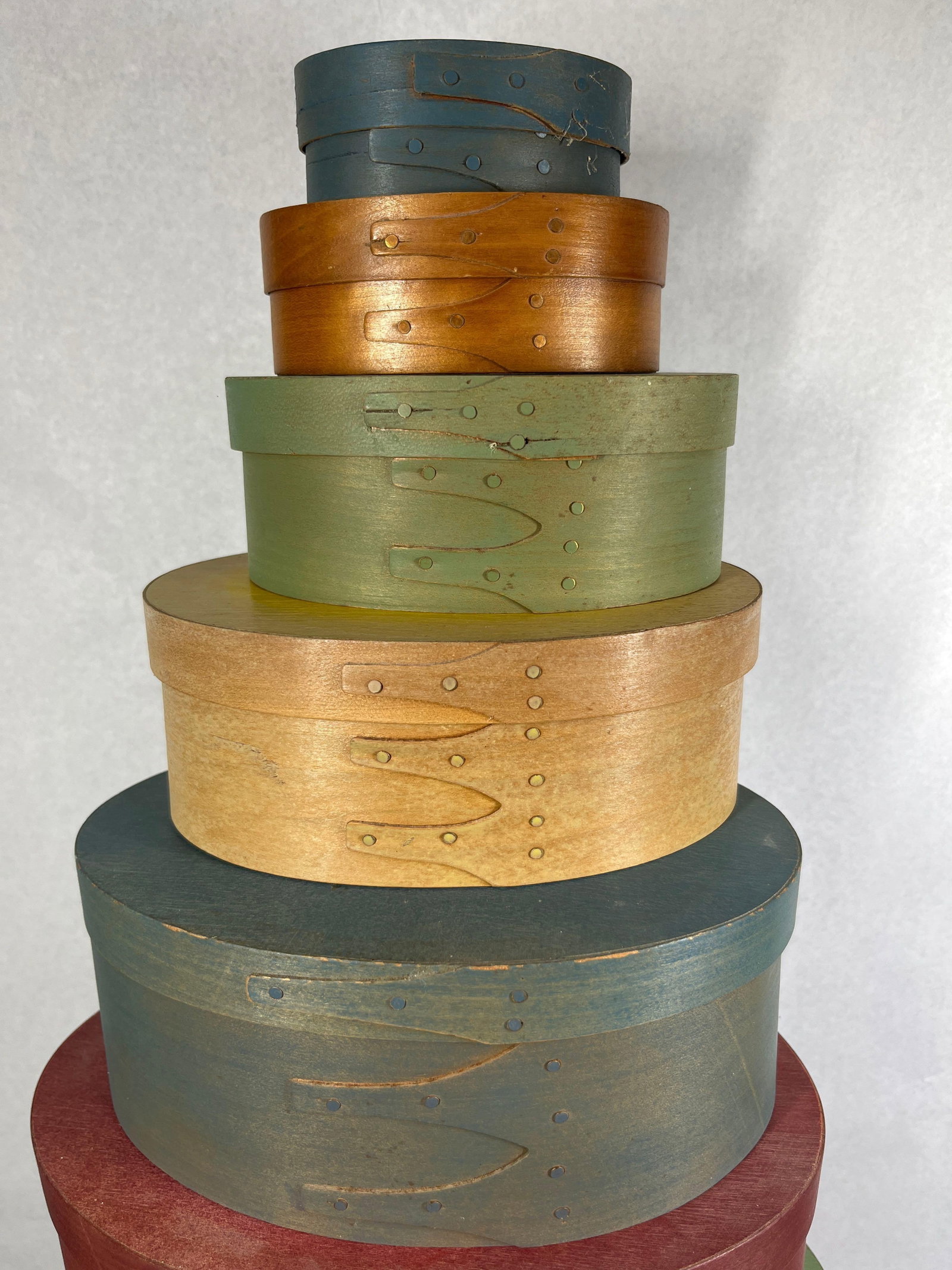 Set Shaker-Style Bentwood Nesting Boxes - 4