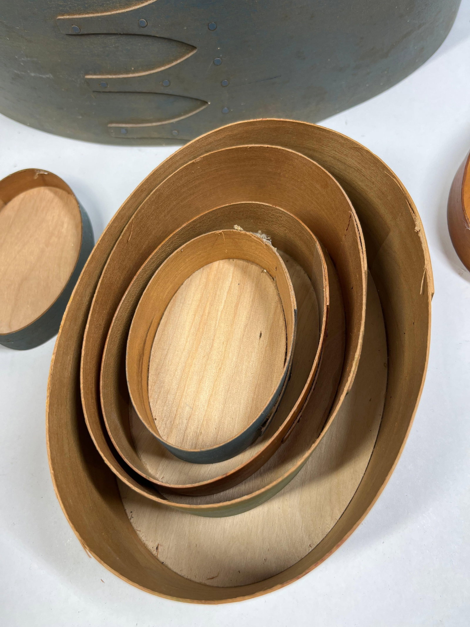 Set Shaker-Style Bentwood Nesting Boxes - 6