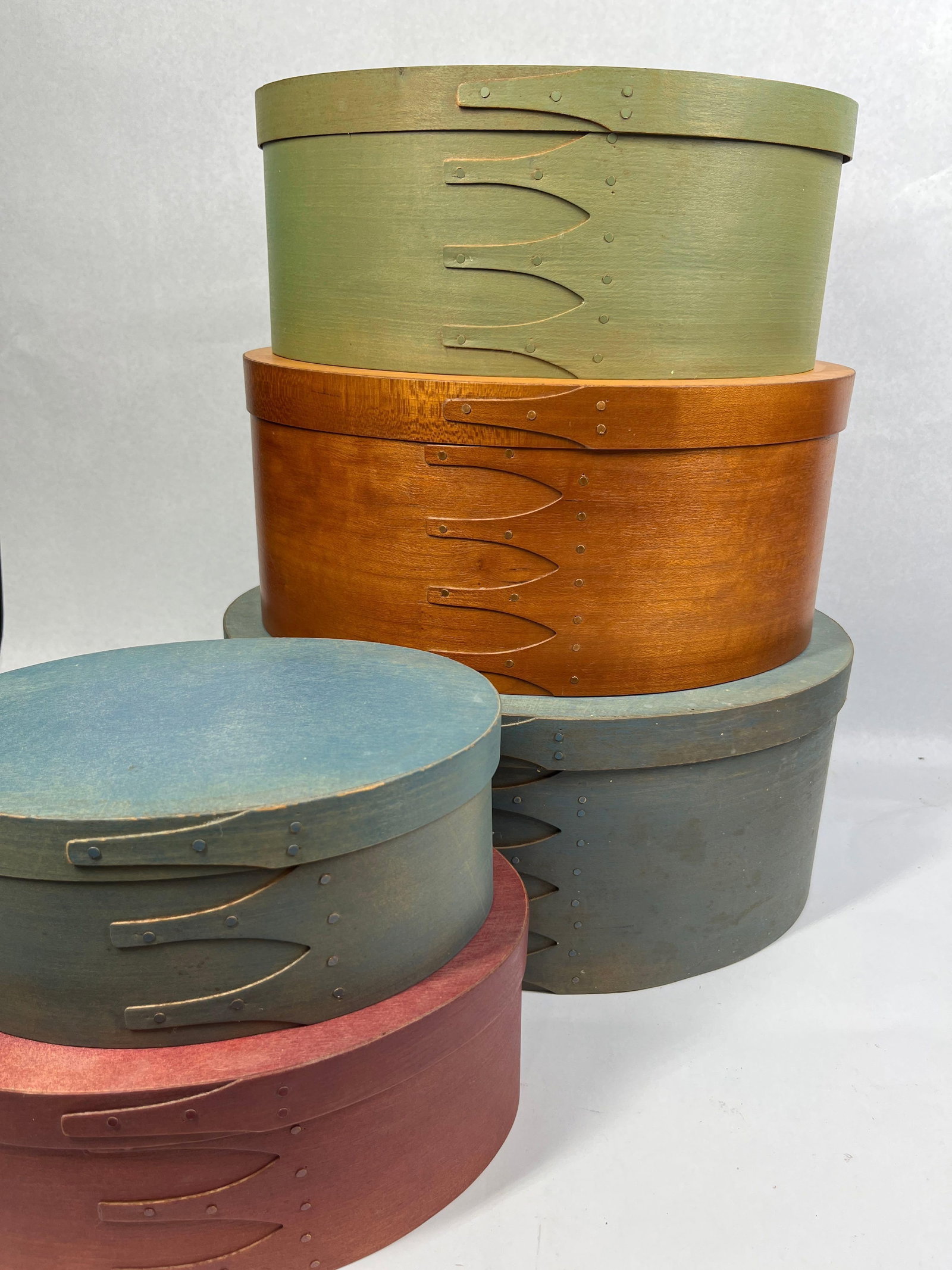 Set Shaker-Style Bentwood Nesting Boxes - 7
