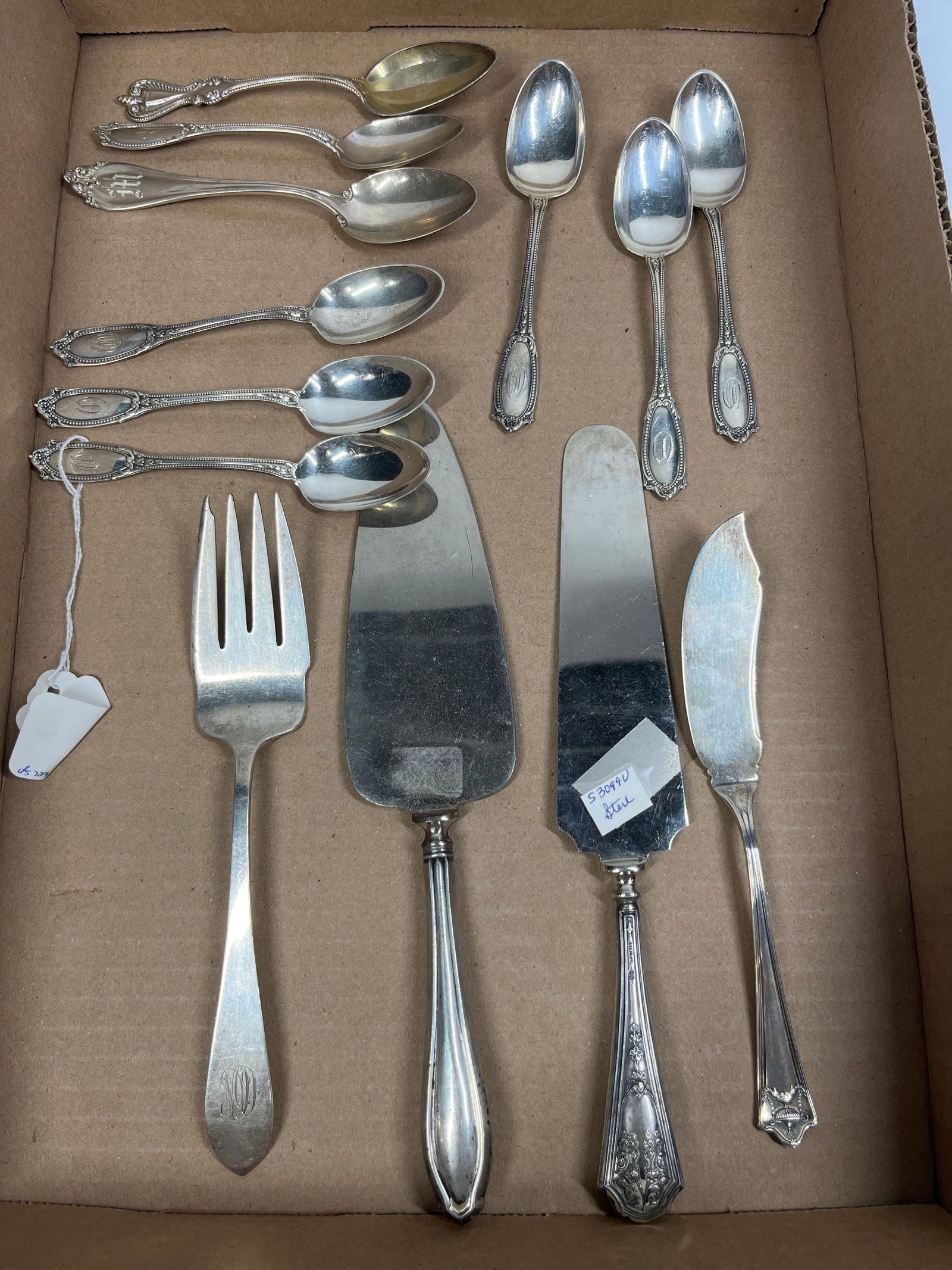 13 Gorham Paul Revere Str. Flatware Set (1 of 6)