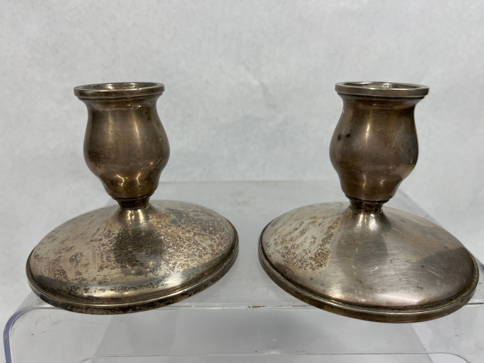 Weighted Sterling Candlesticks - 2