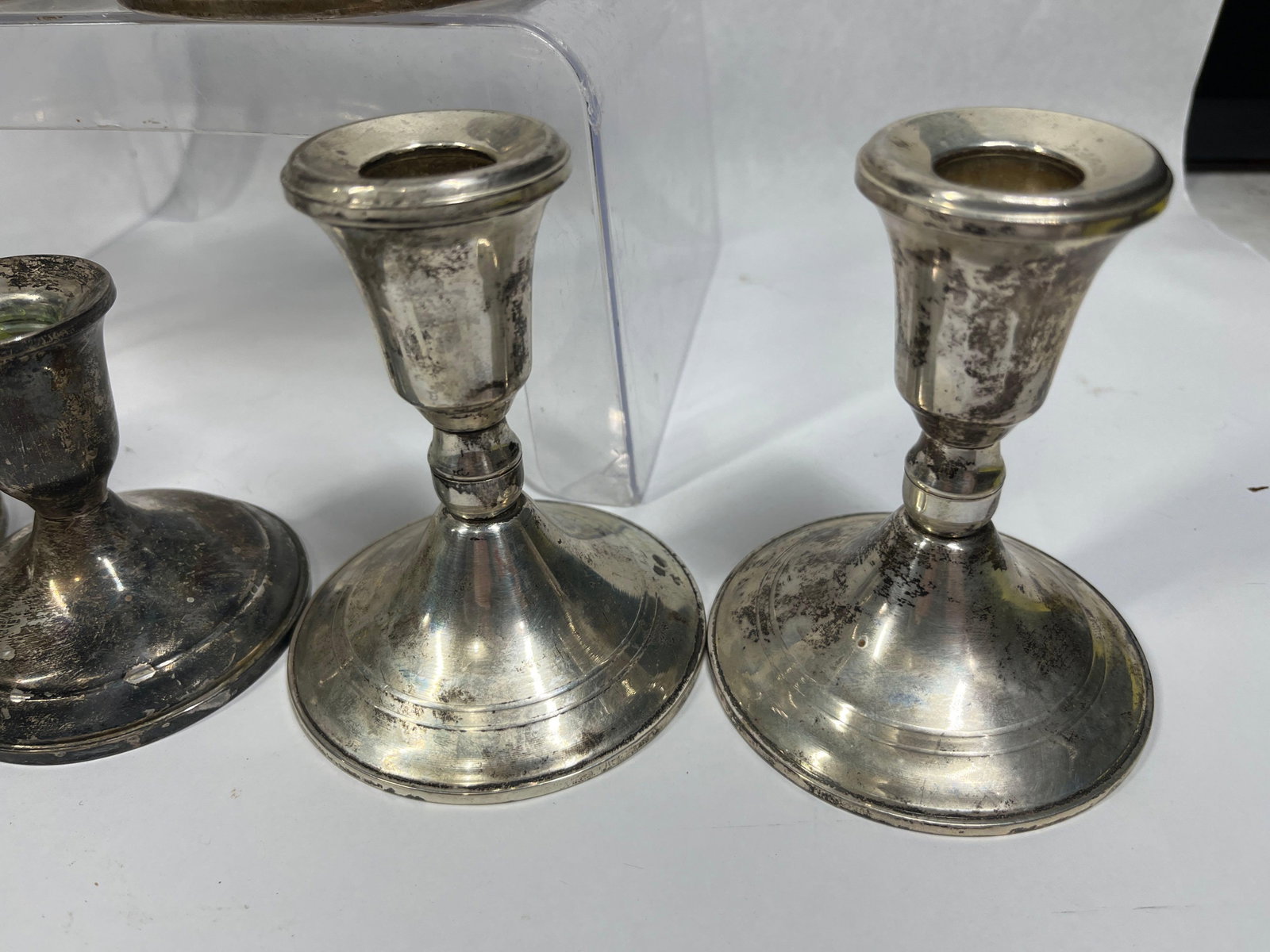 Weighted Sterling Candlesticks - 4