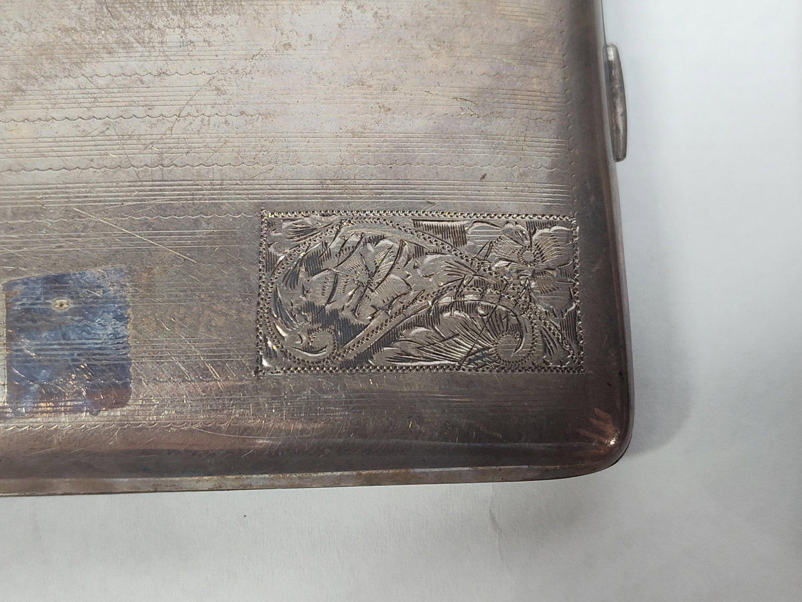 Pair Silver Plated Cigarette Cases - 2
