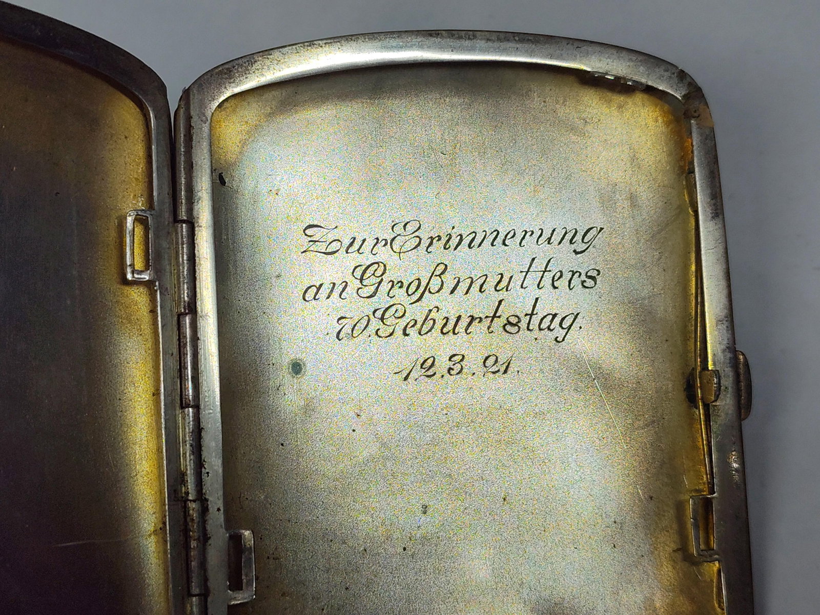 Pair Silver Plated Cigarette Cases - 7