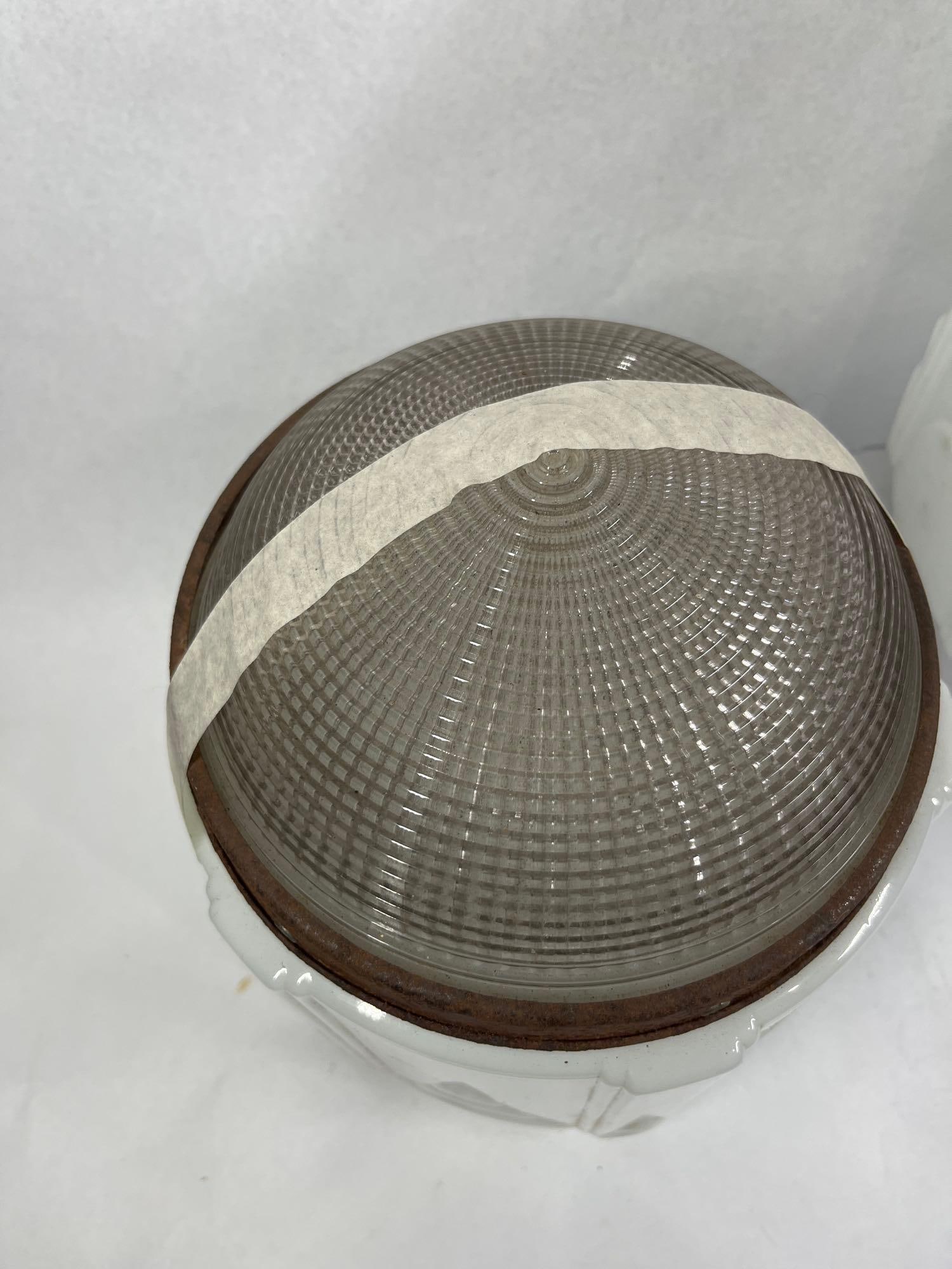 Pair Art Deco Skyscraper Light Globes - 3