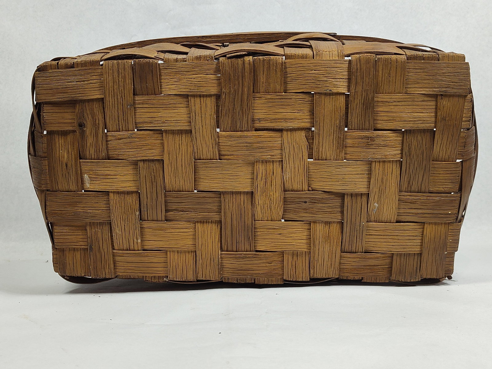 Splint Oak Gathering Basket - 4