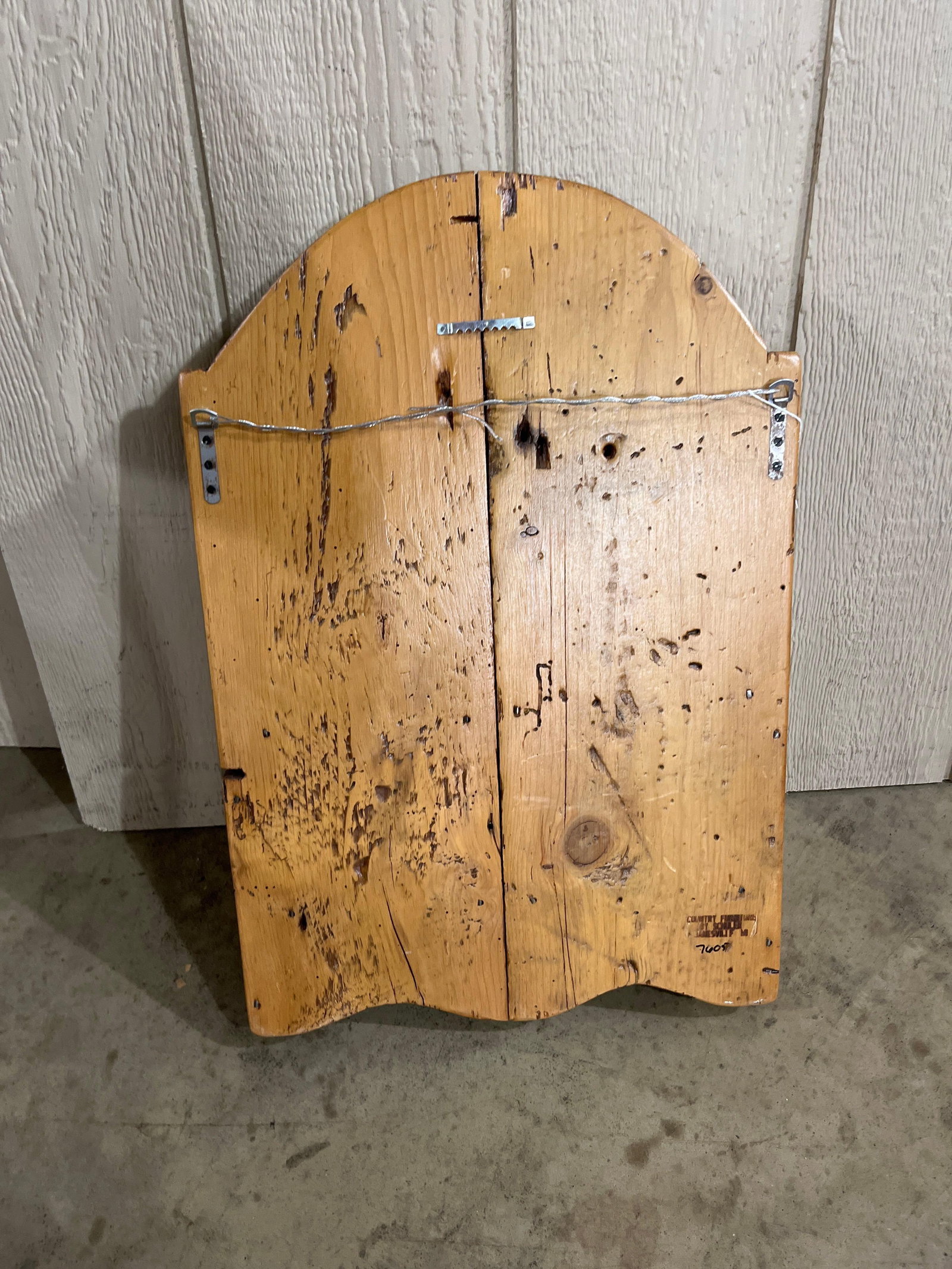 Schuler Pine Primitive Shelf w/ Drawer - 4