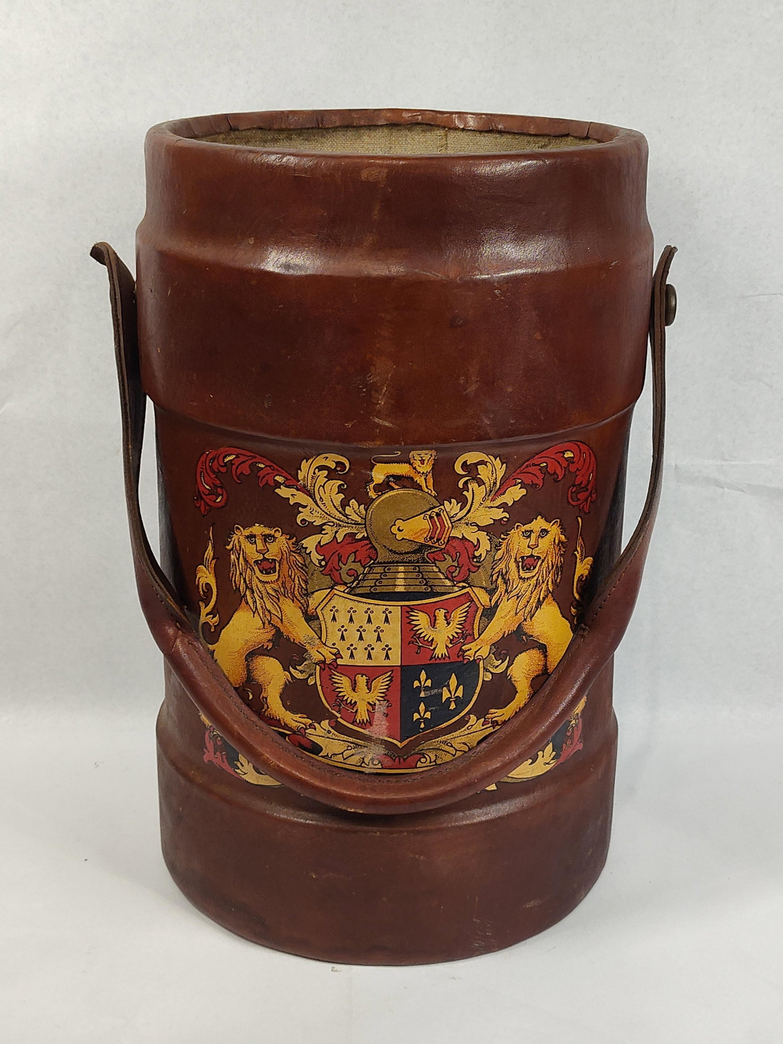 Paulet Heraldry Leather Cordite Bucket (1 of 6)