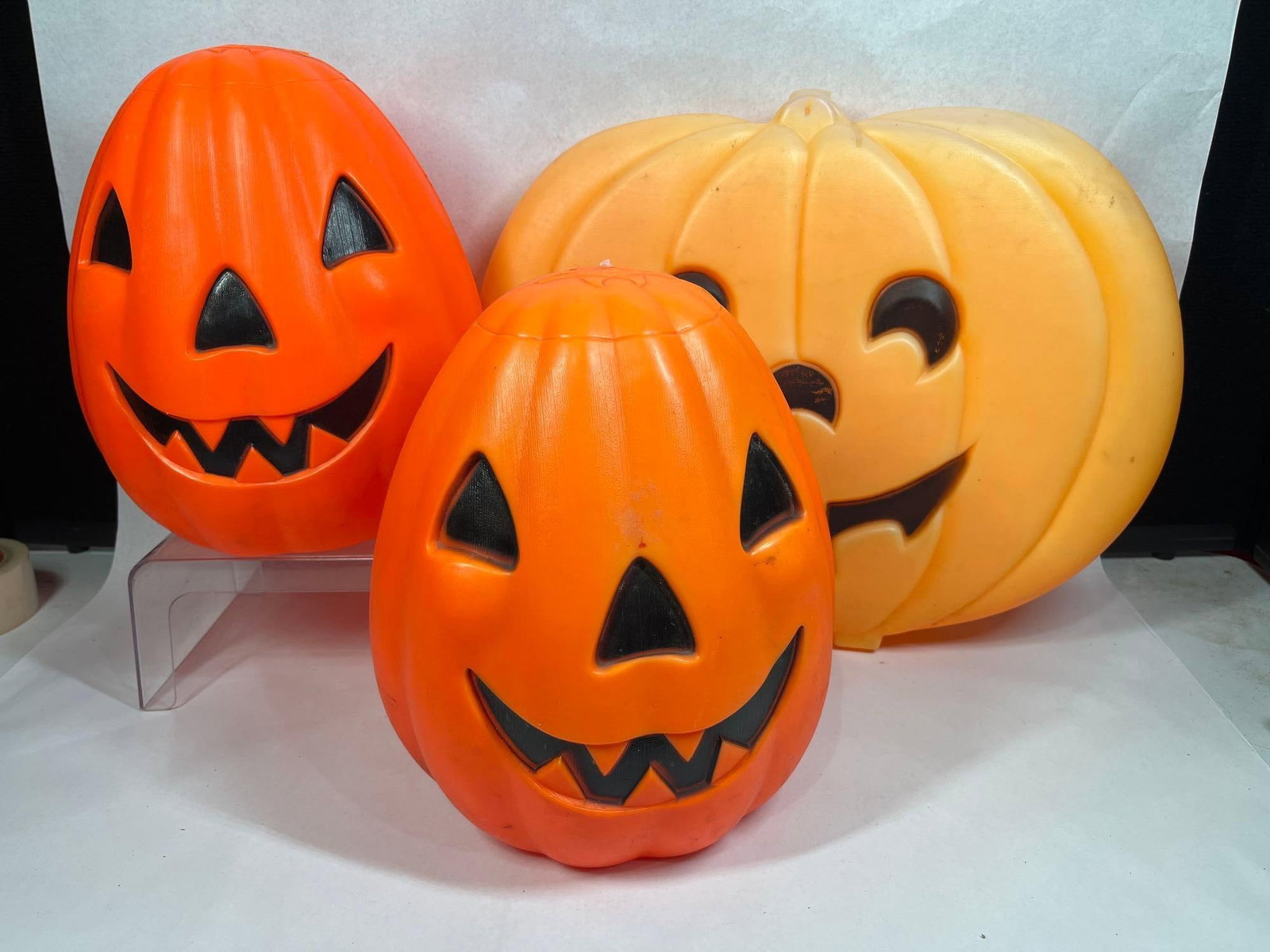 Set 3 Blow-Mold Jack-o-Lanterns (1 of 7)