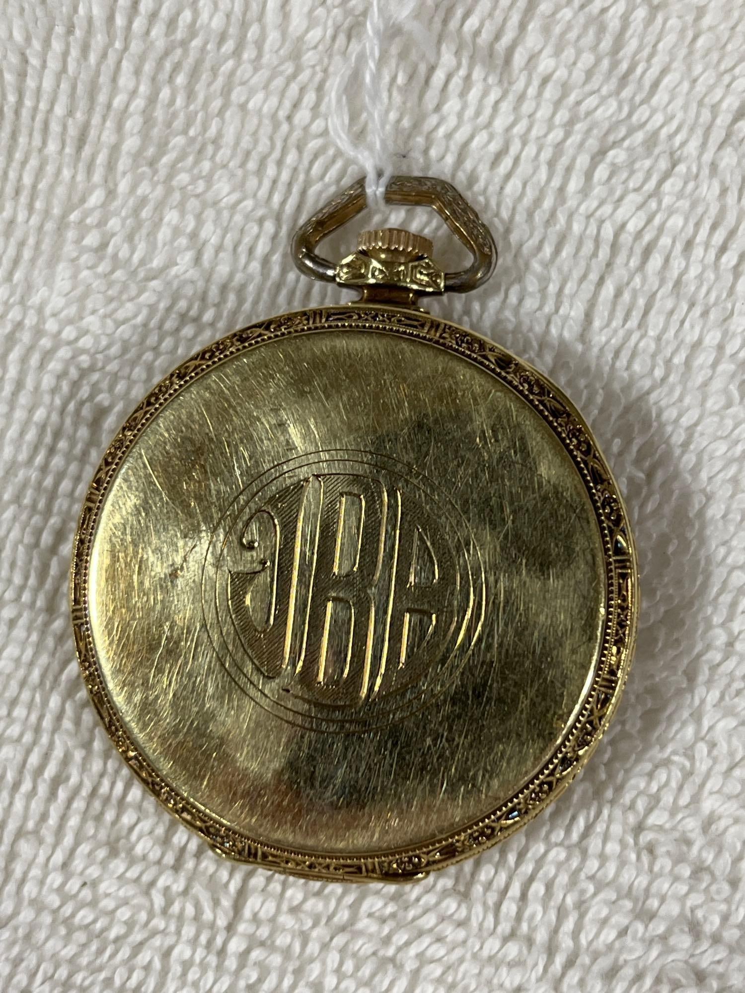 14 K Solid Gold Hamilton Pocket watch - 2