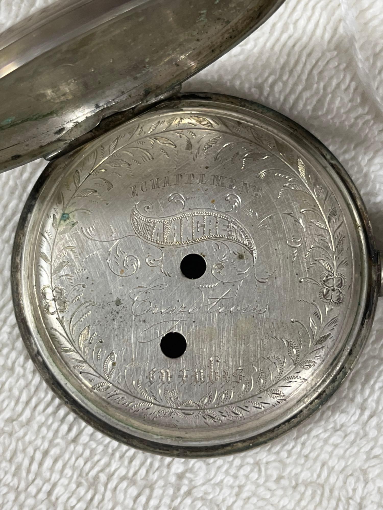 Highly Engraved Pocket Watch Case - 3