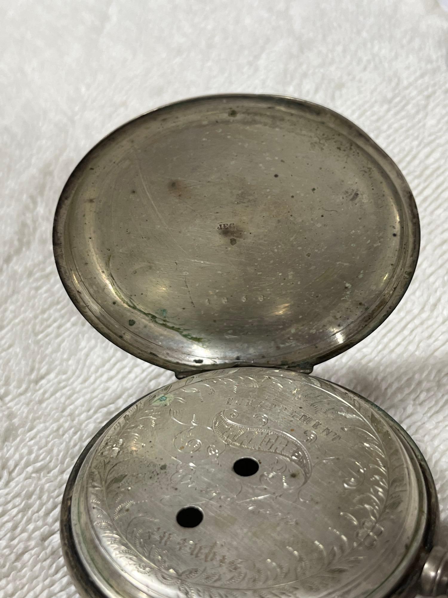 Highly Engraved Pocket Watch Case - 4