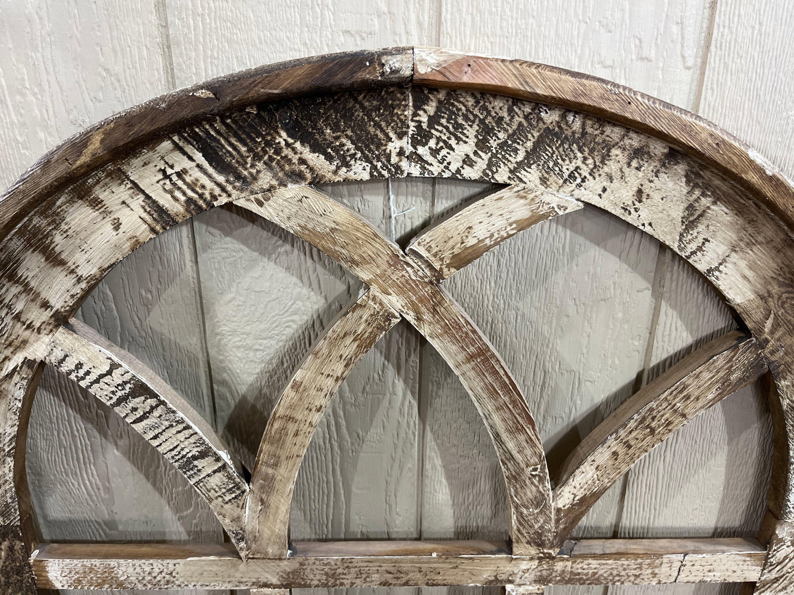 Arched Wooden Window Frame - 2
