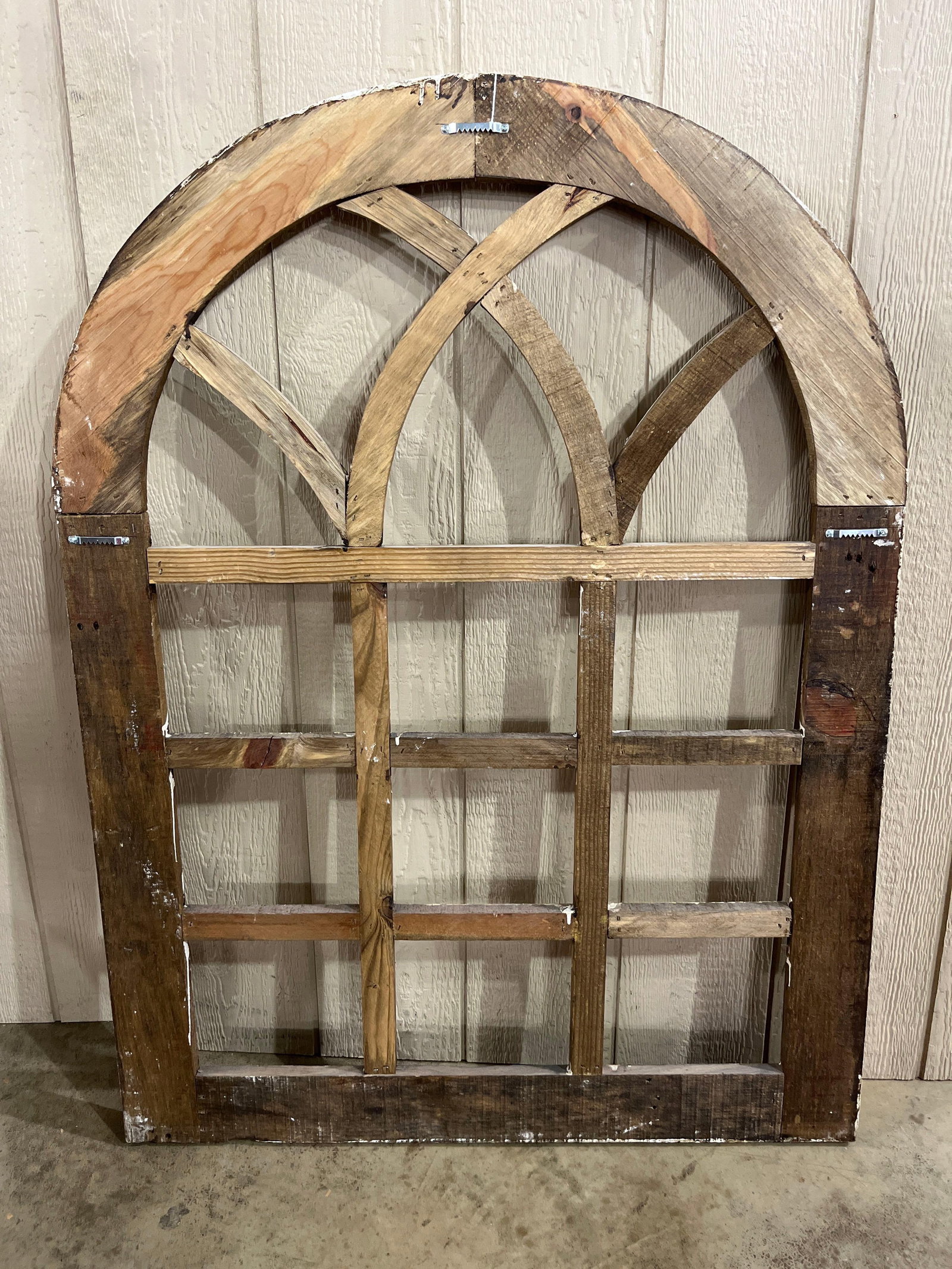 Arched Wooden Window Frame - 3
