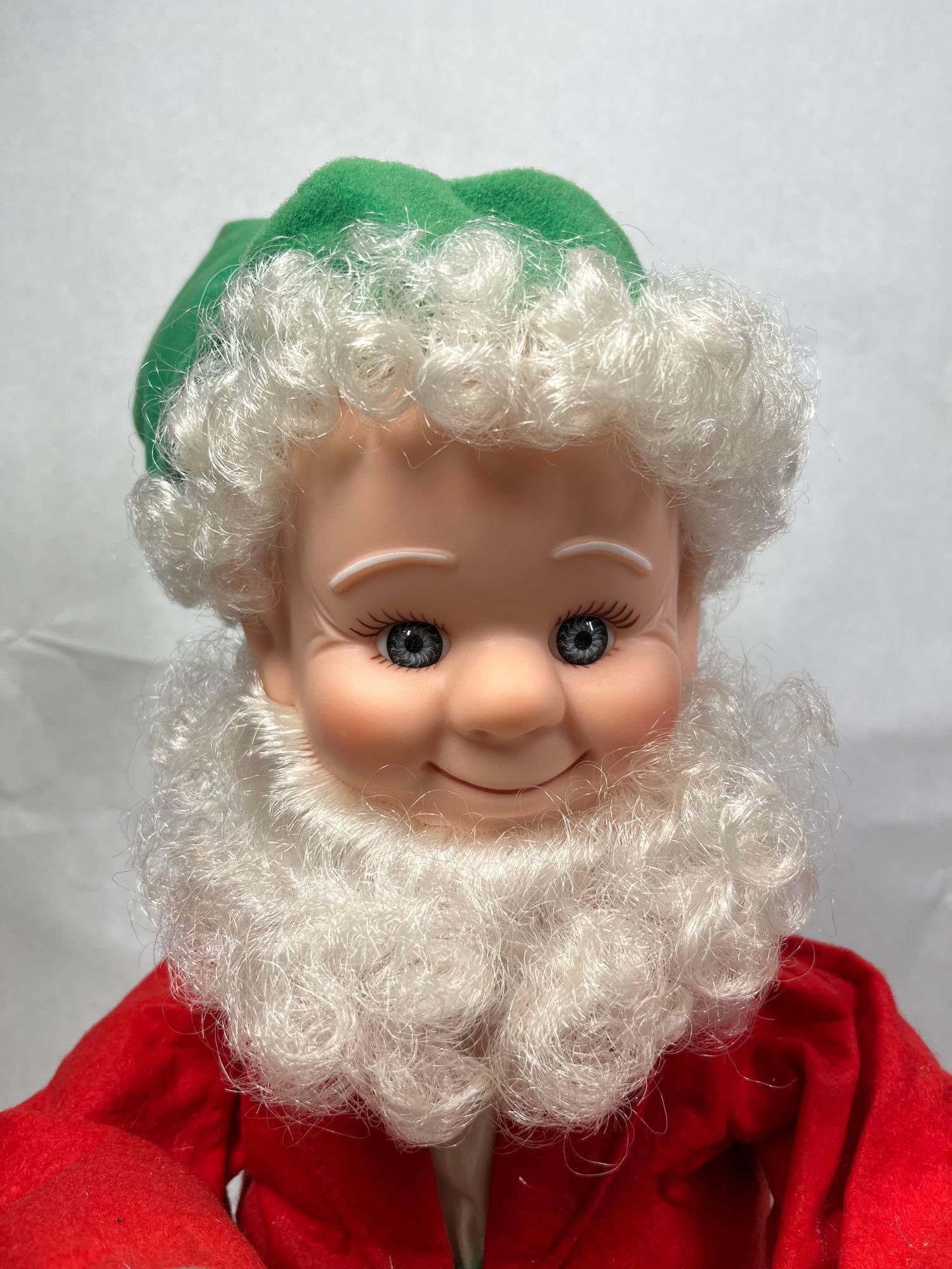 Elf Motionette w/ Nutcracker & Sack - 5