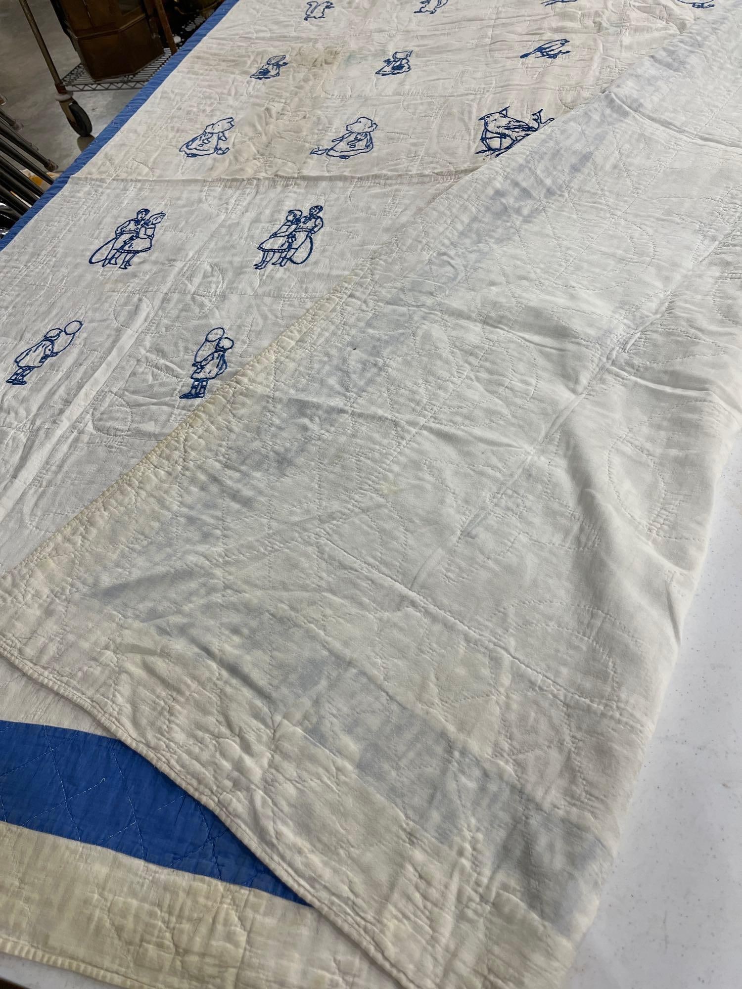 American Bluework Cotton Quilt - 4