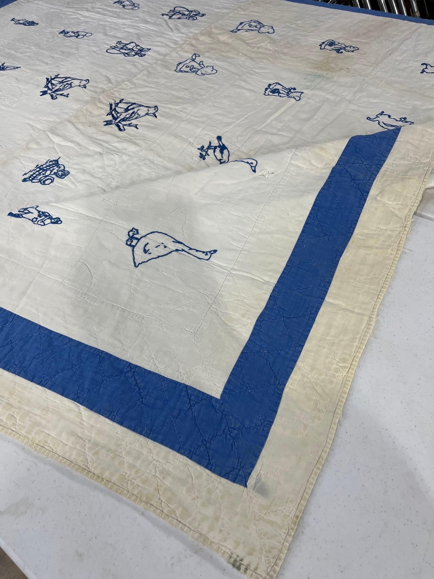 American Bluework Cotton Quilt - 5