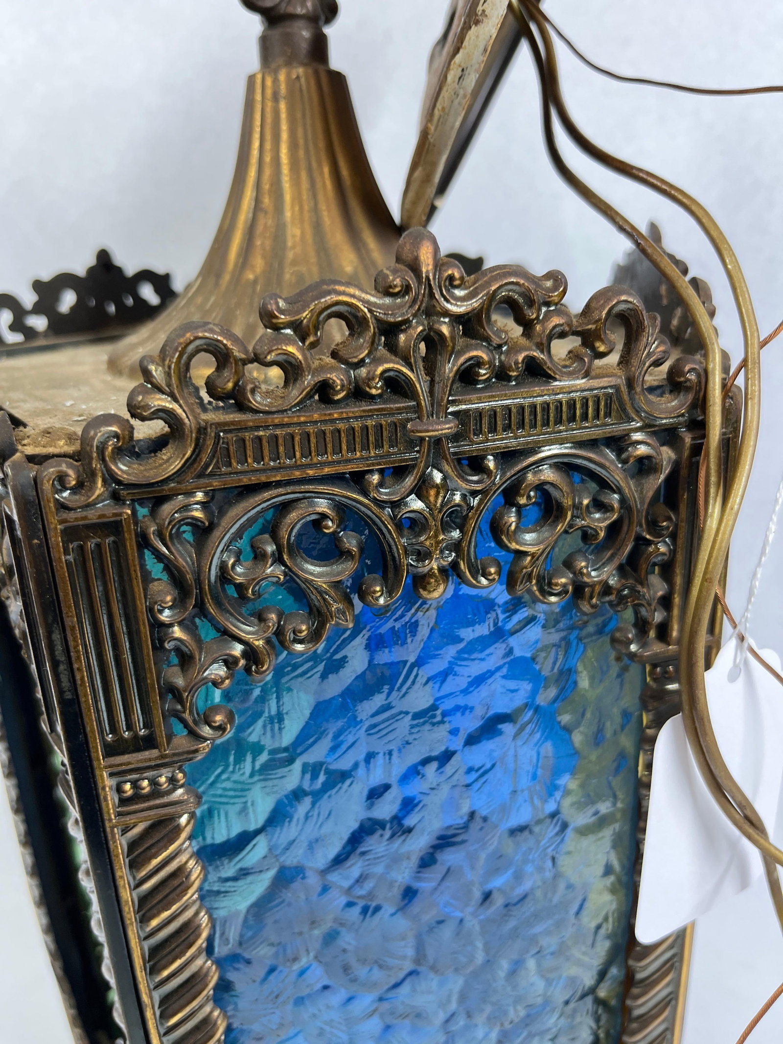 Progress Lighting Spanish Glass Lantern - 4