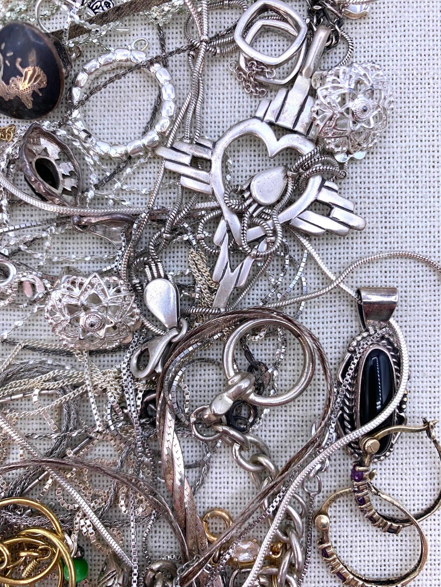 248 GRAMS of Sterling Silver Jewelry (1 of 8)