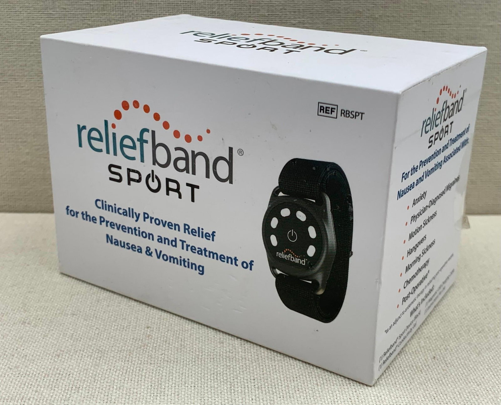Pair Anti Nausea, Anxiety, Post Operative, Sea Sickness, Hangover Sport Reliefband Remedy Bracelets (1 of 4)