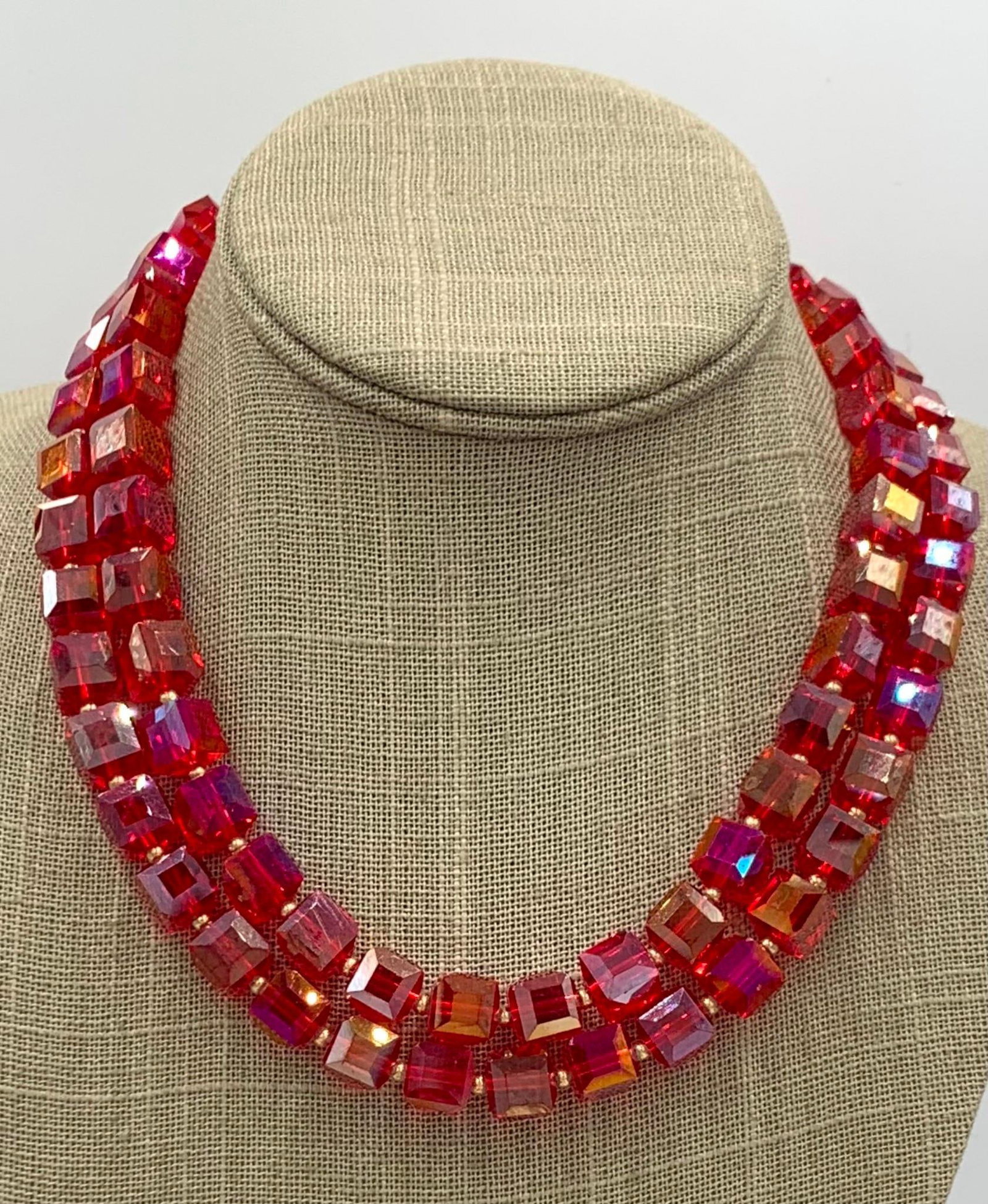 Bold 26 pc Vintage Ruby Red Jewelry Collection - 4