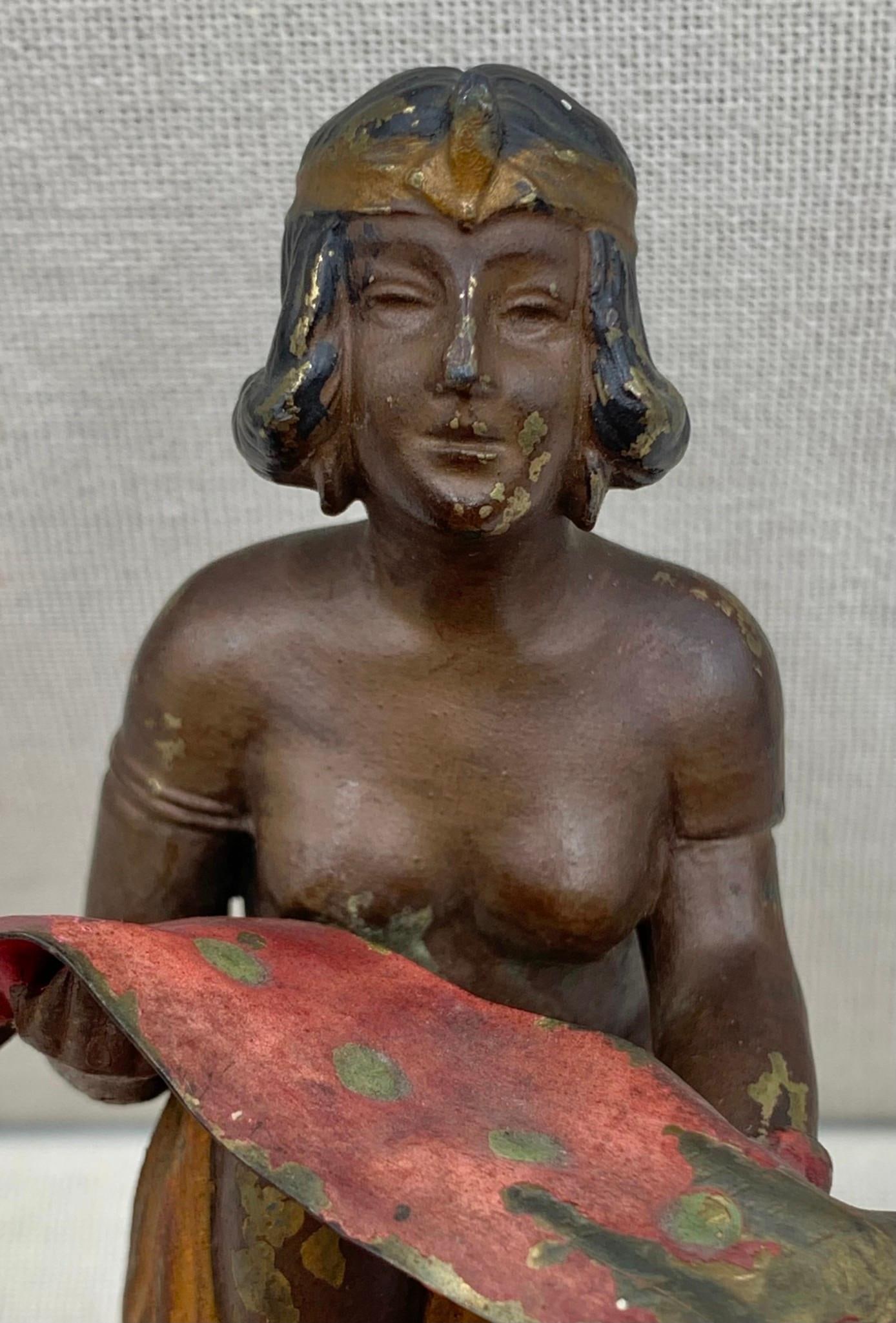 Antique Franz Bergman Style Bronze, Russian Lacquer, 1906 Pressed Indian Penny Curiosities Lot - 10