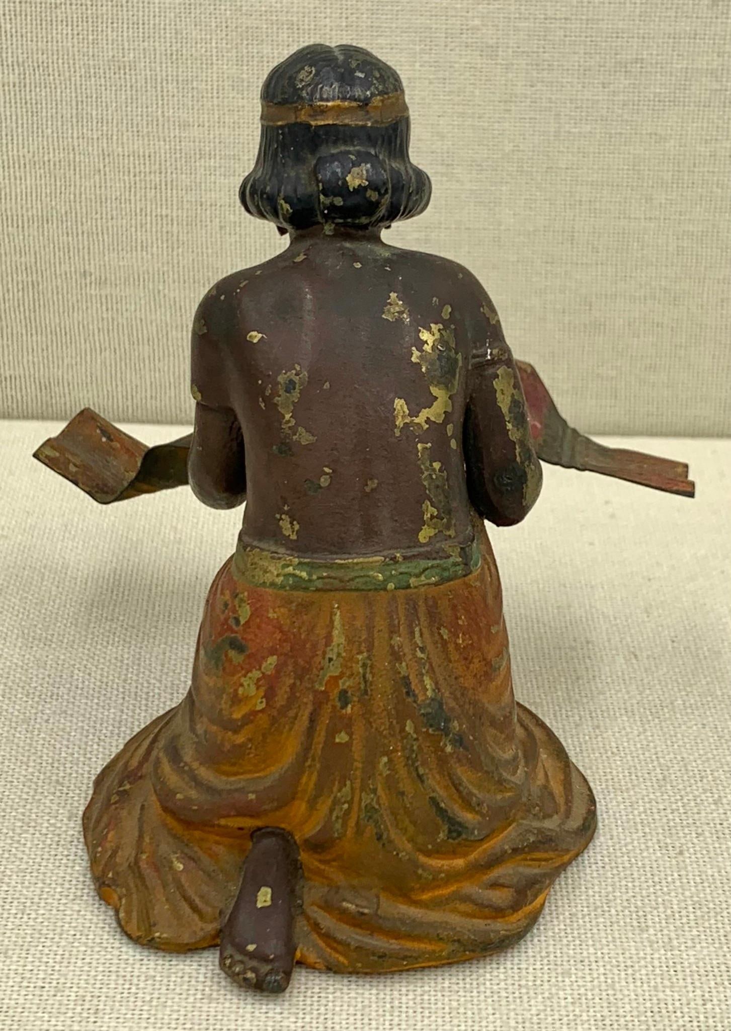 Antique Franz Bergman Style Bronze, Russian Lacquer, 1906 Pressed Indian Penny Curiosities Lot - 12