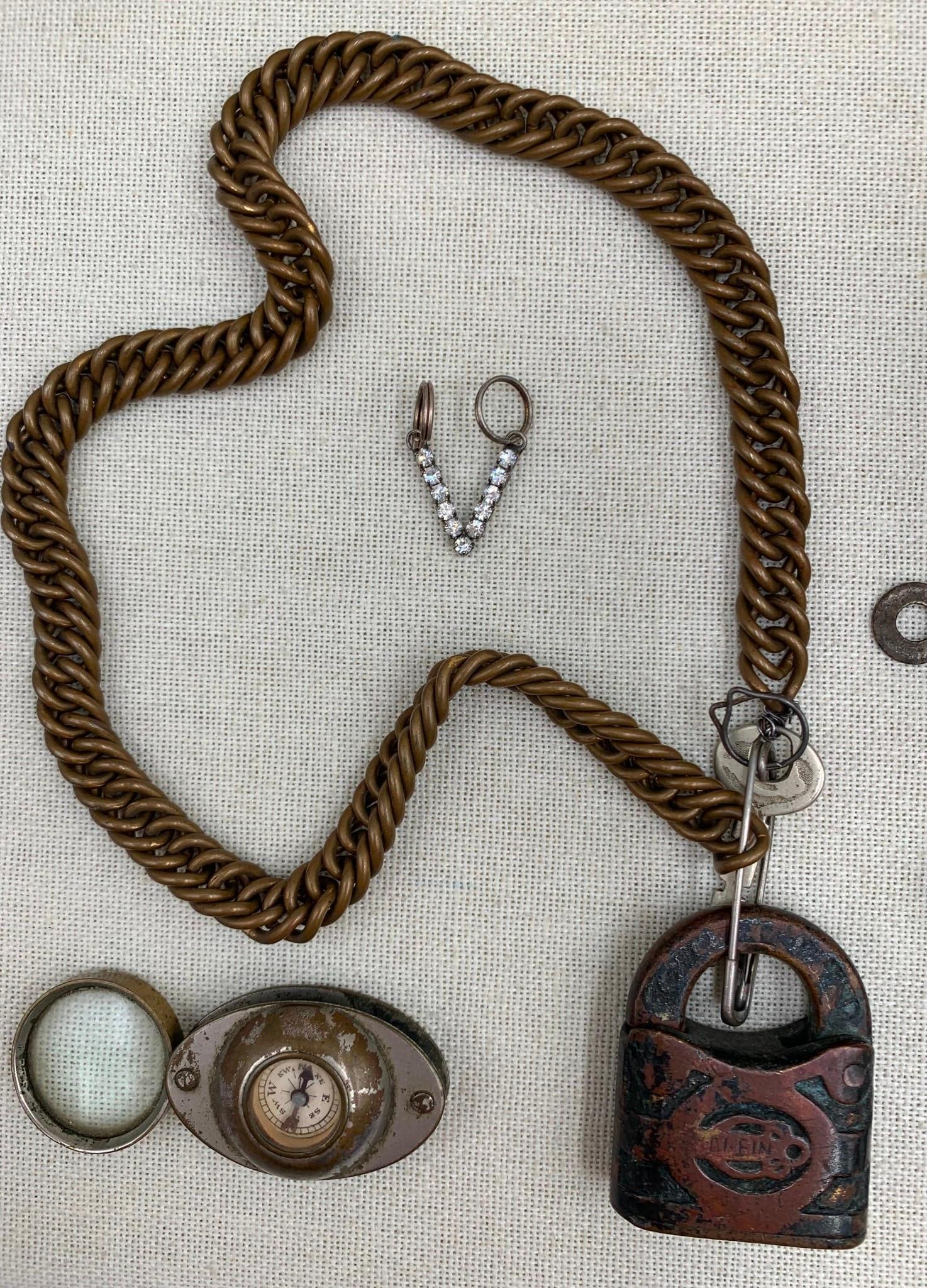 Antique Franz Bergman Style Bronze, Russian Lacquer, 1906 Pressed Indian Penny Curiosities Lot - 5