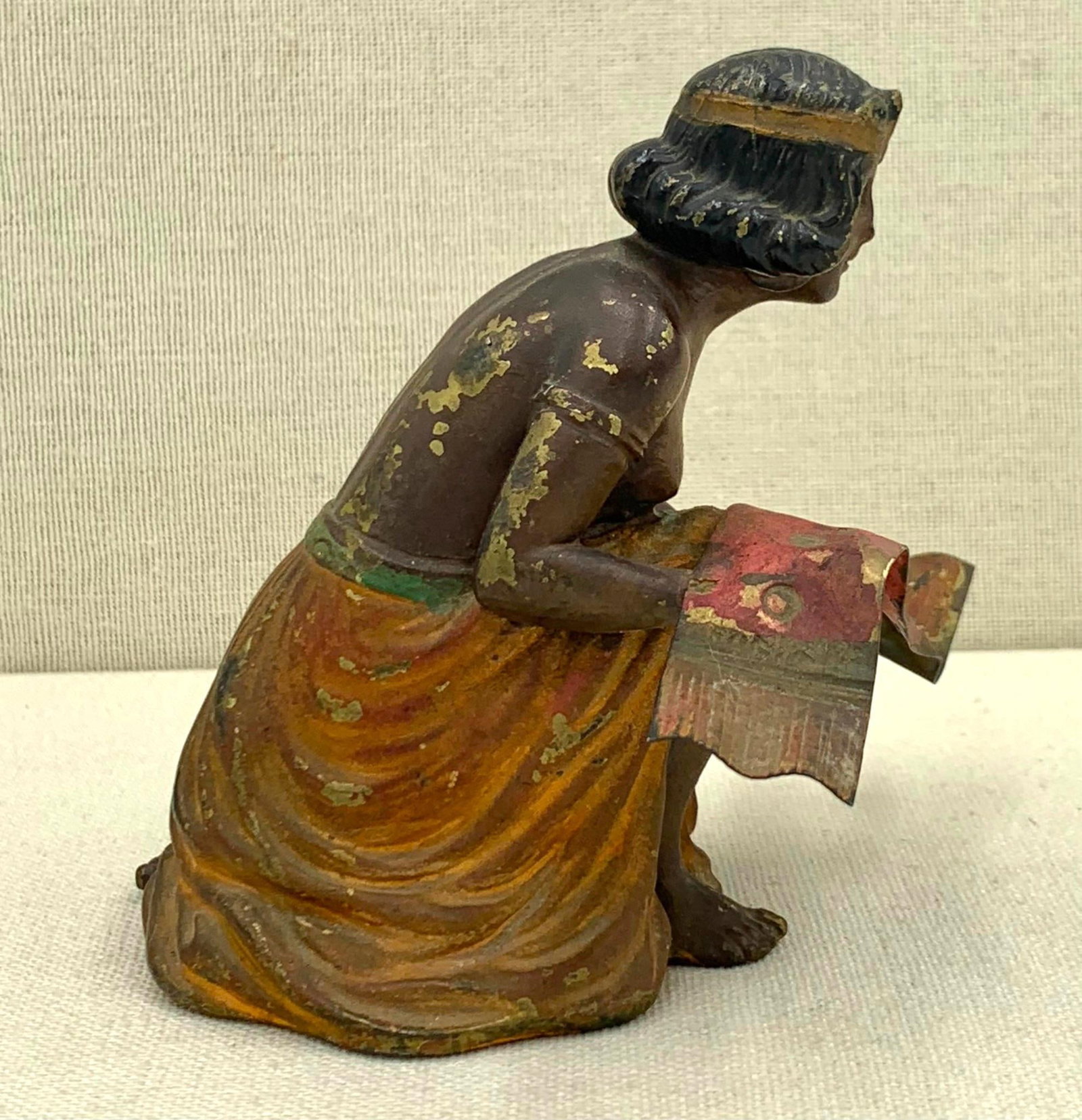 Antique Franz Bergman Style Bronze, Russian Lacquer, 1906 Pressed Indian Penny Curiosities Lot - 6