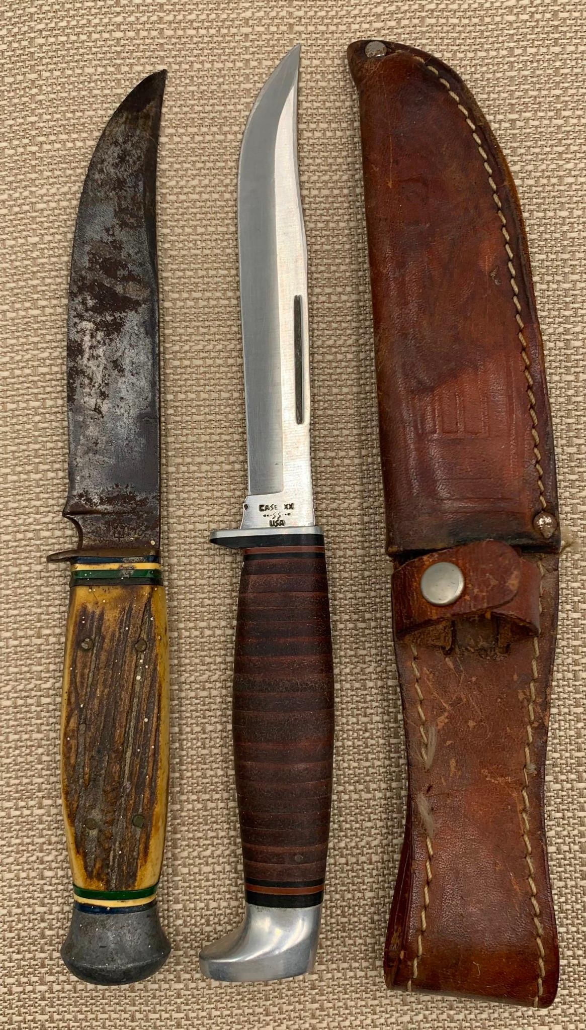 Vintage Wusthof Solingen, Case XX, Fixed Blade Hunting Knives with Case Sheath (1 of 7)