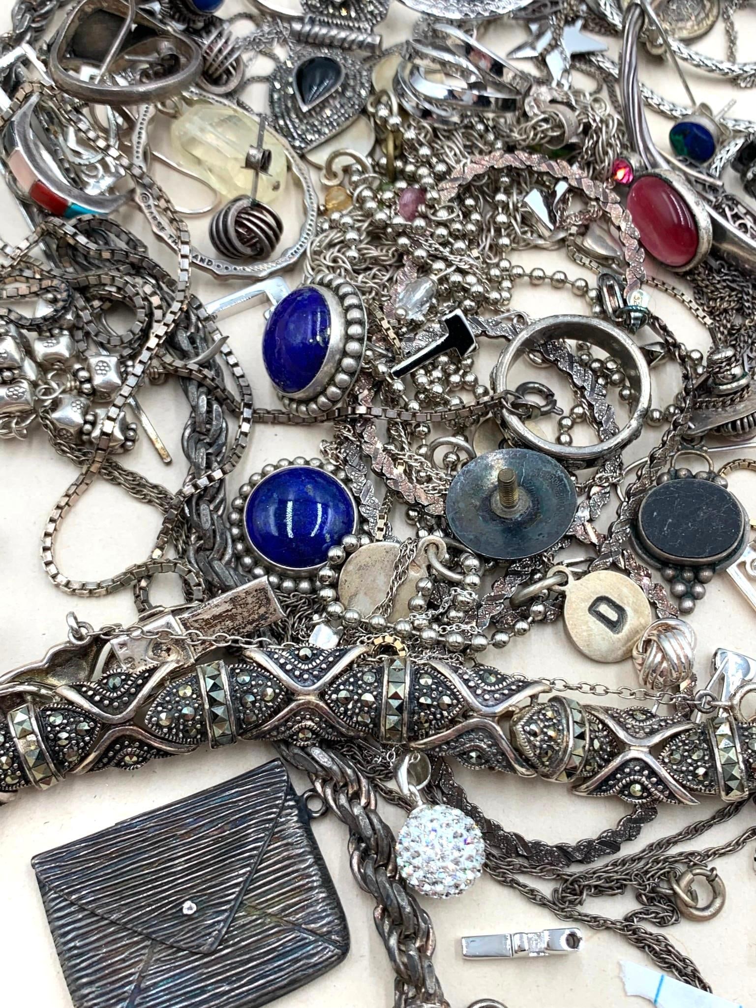 330 GRAMS of Sterling Silver Jewelry (1 of 11)