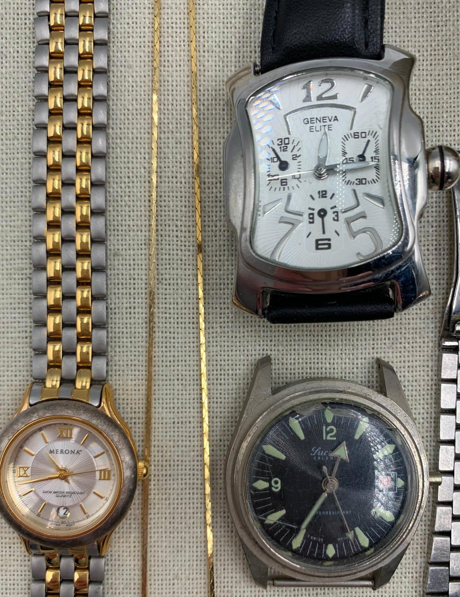 18 pc Vintage Gucci, Benrus, Sheffield, Legant, Wedgefield, Defender, Watch Collection - 7