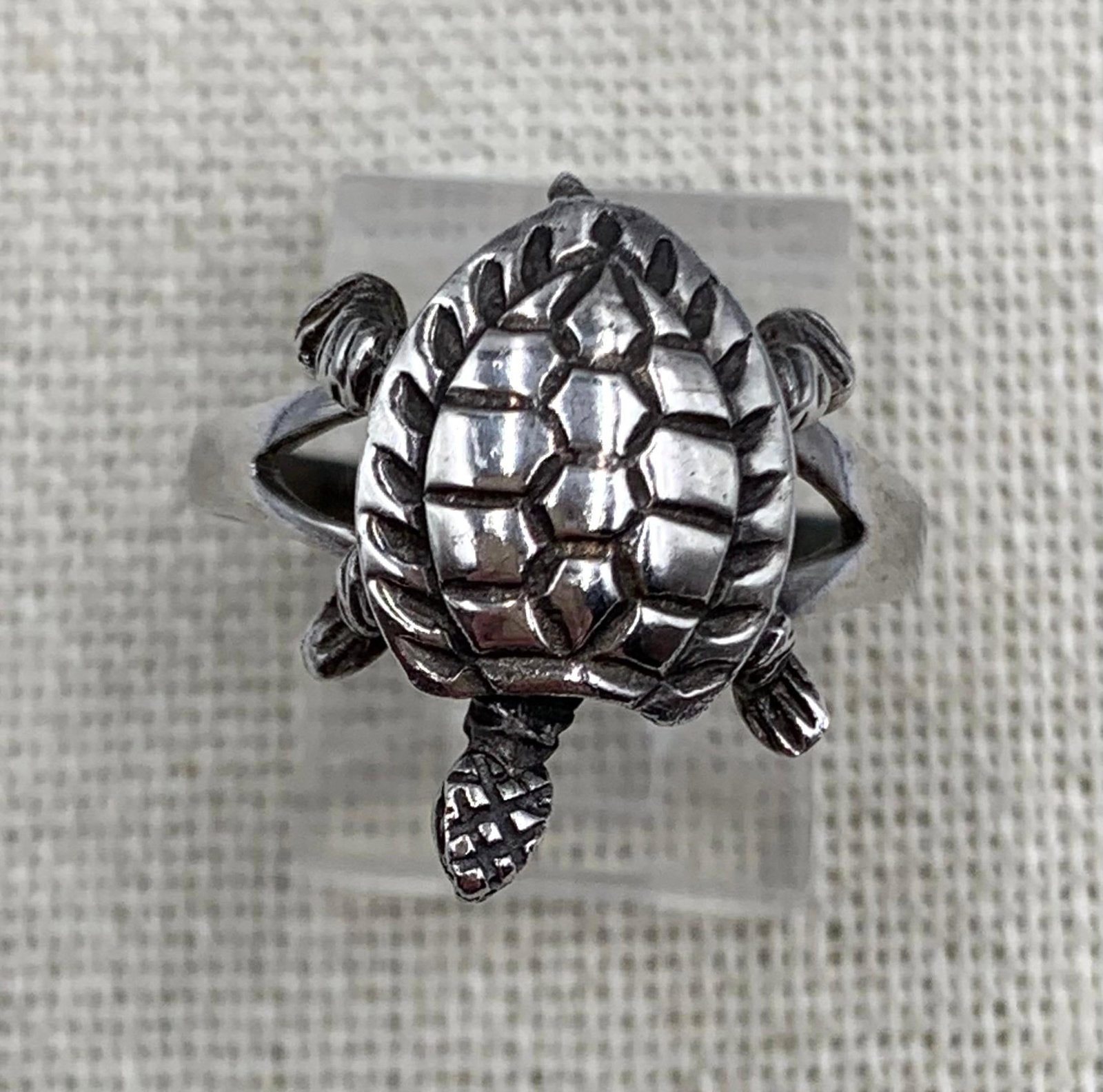 11 pc Sterling Silver Turtle Totem, Created Opal, Abalone 925 Jewelry Collection: * 925 articulated Sterling Silver nodder head Turtle ring, size 8.75 * Pair of 925 Turtle pierced earrings, 3/4in34; length * 925 created blue opal inlaid Sterling pendant, 1 1/4in34; length * Pair St