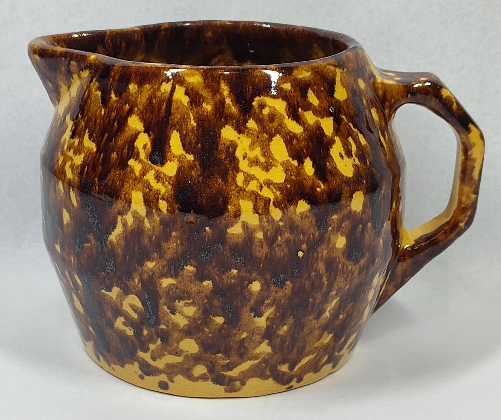 Rockingham Glaze Yellowware Pitcher