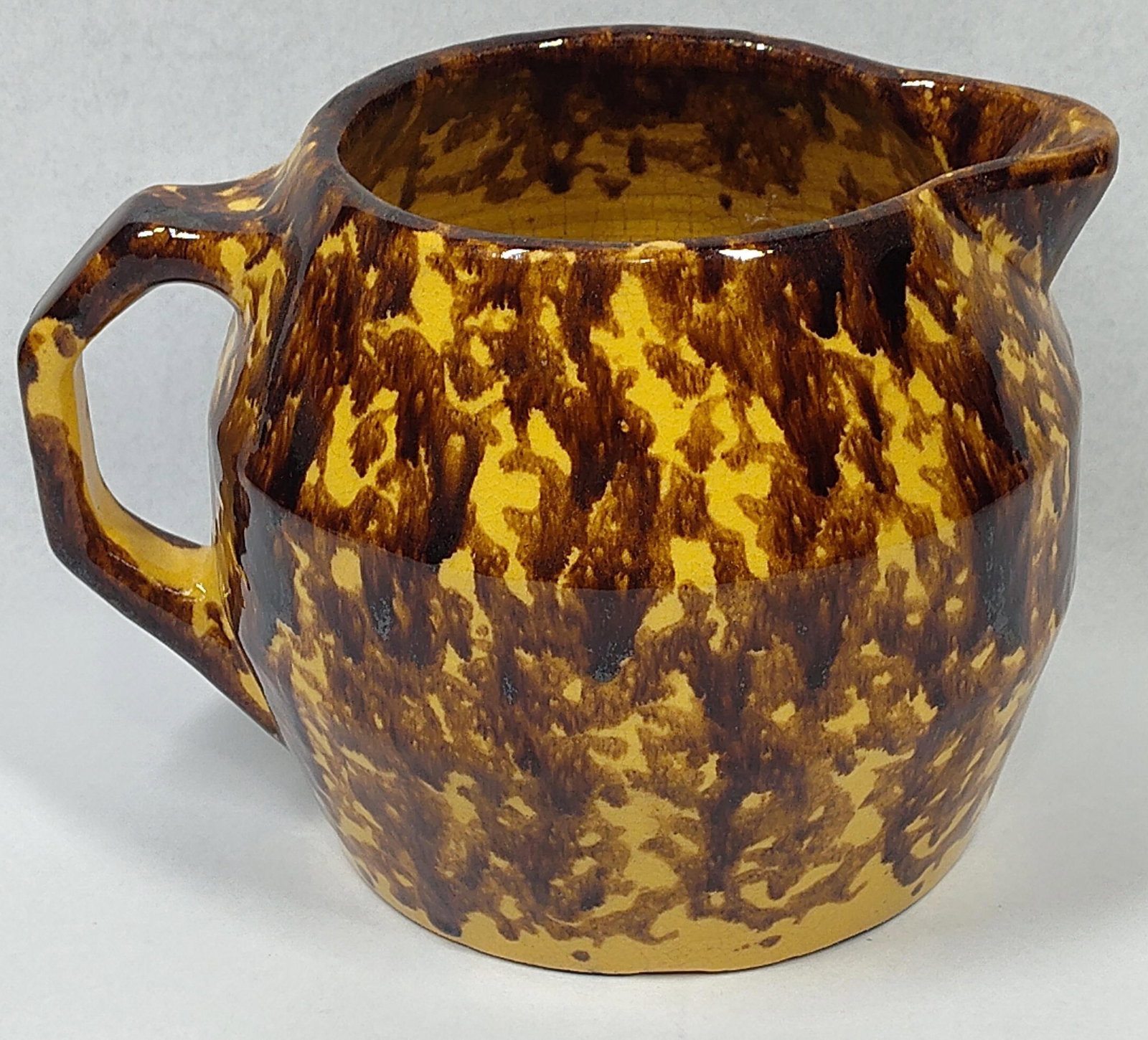 Rockingham Glaze Yellowware Pitcher - 2