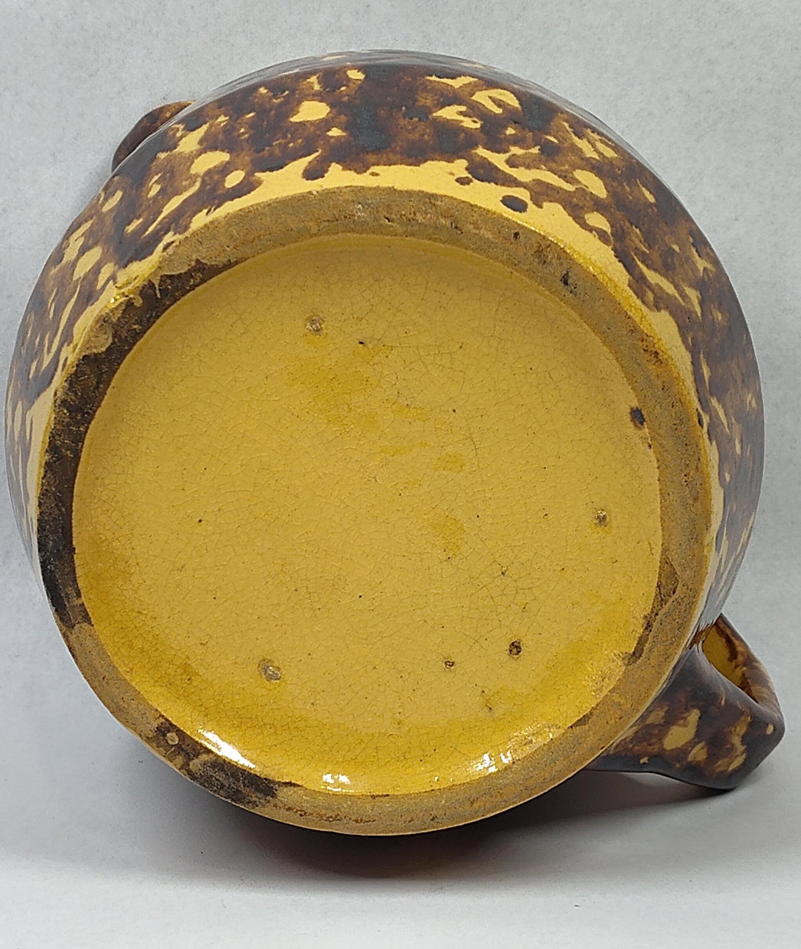 Rockingham Glaze Yellowware Pitcher - 4