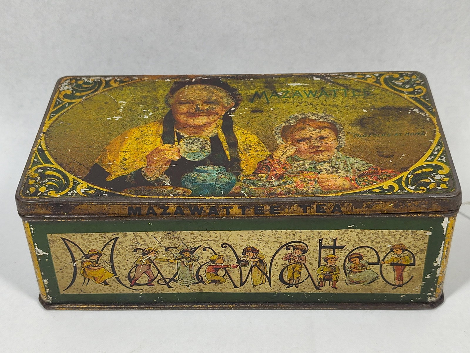 Mazawattee Tea Old Folks at Home Tin (1 of 4)