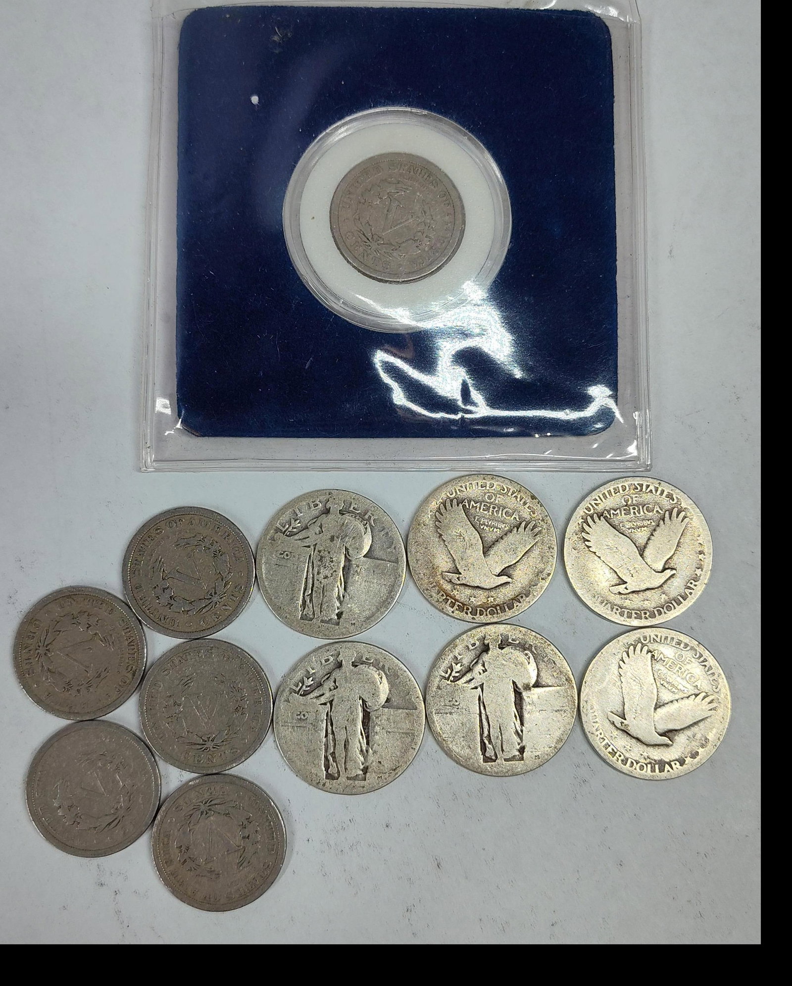 US Liberty Nickels & Standing Quarters (1 of 4)