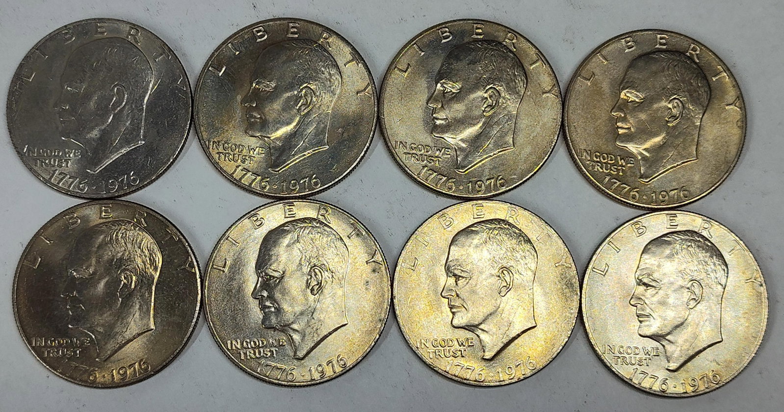 US Bicentennial Eisenhower Dollar Set - 2