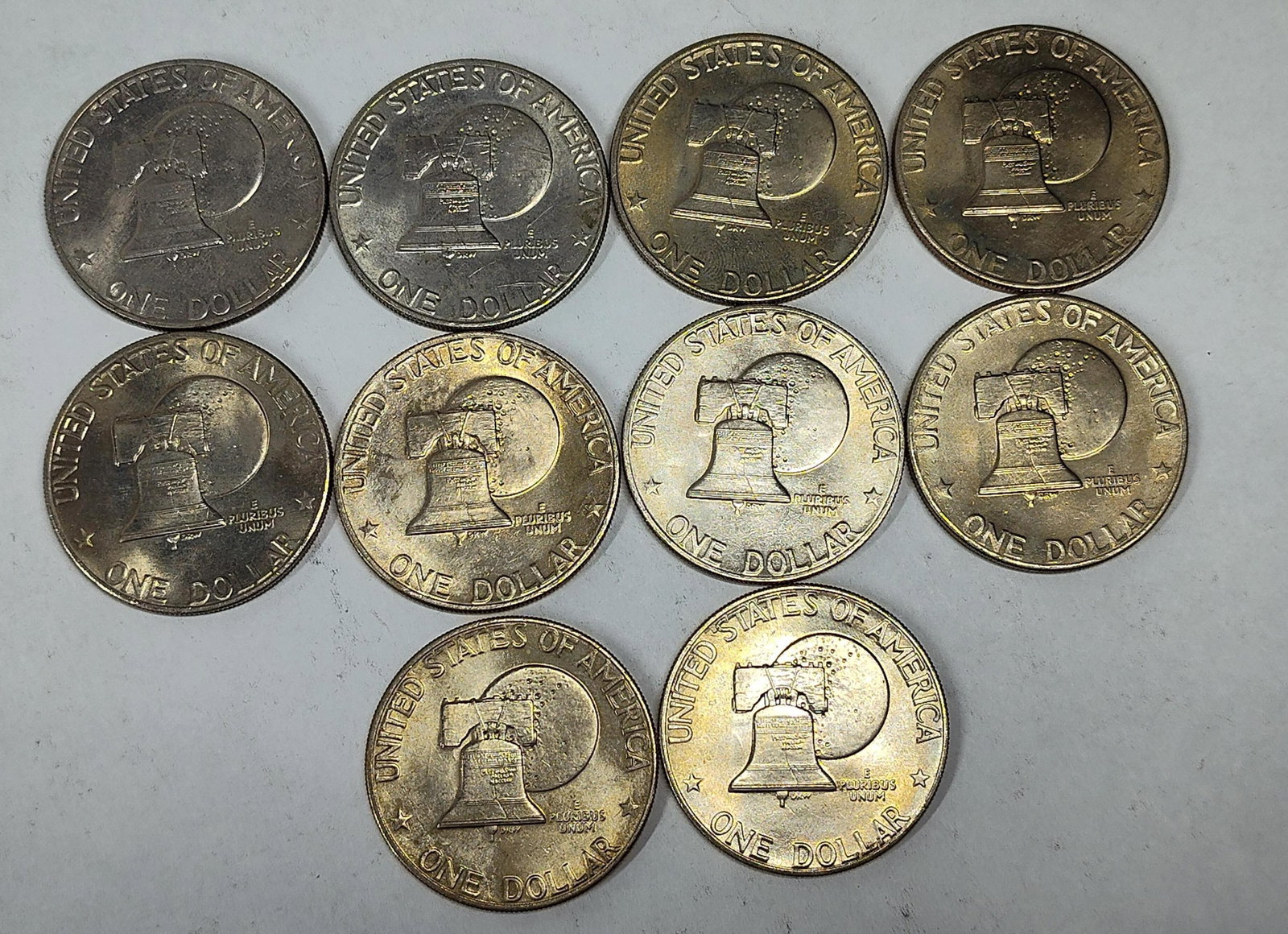 Set US Eisenhower Bicentennial Dollars (1 of 2)
