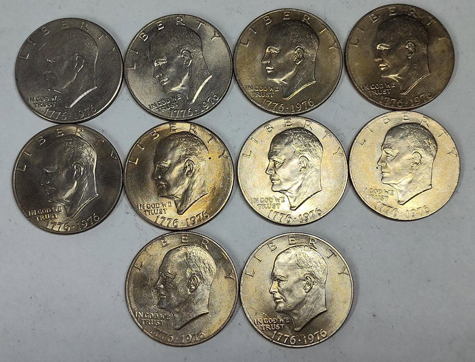 Set US Eisenhower Bicentennial Dollars - 2