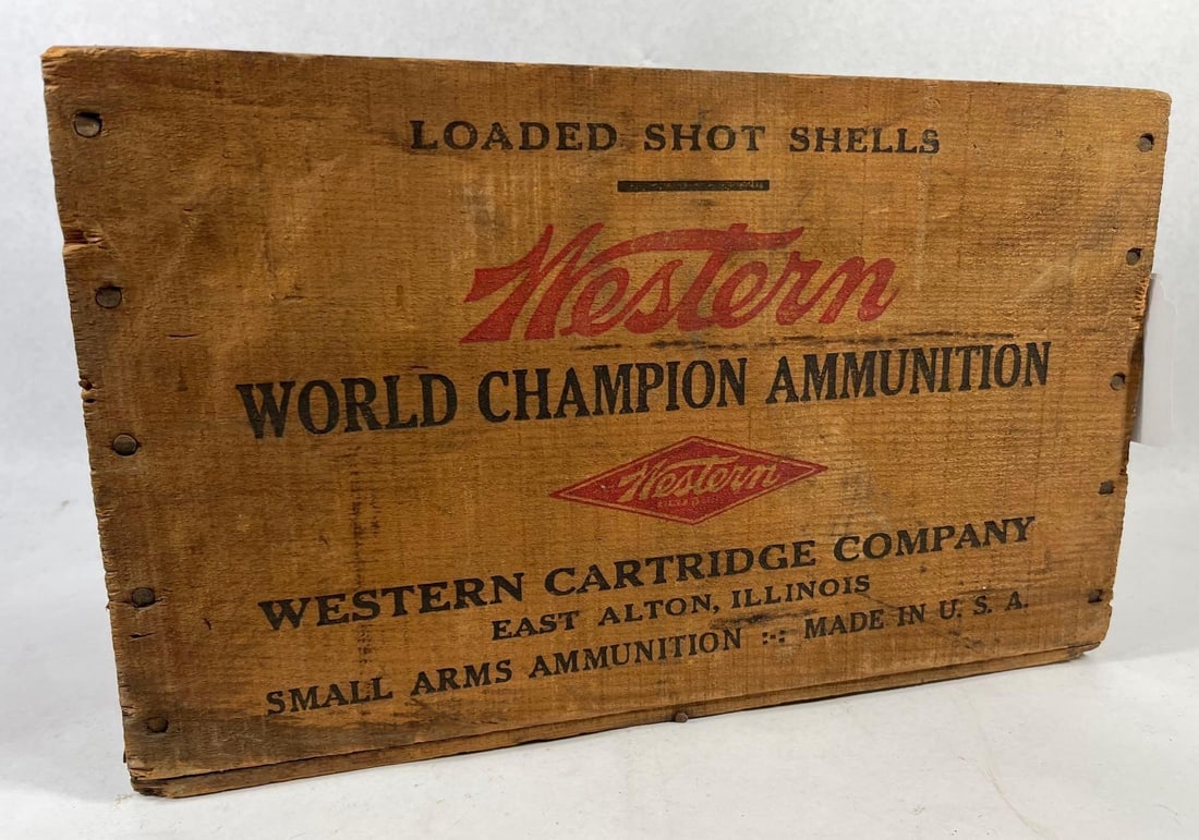 Western Cartridge 12-Gauge Wood Crate (1 of 4)