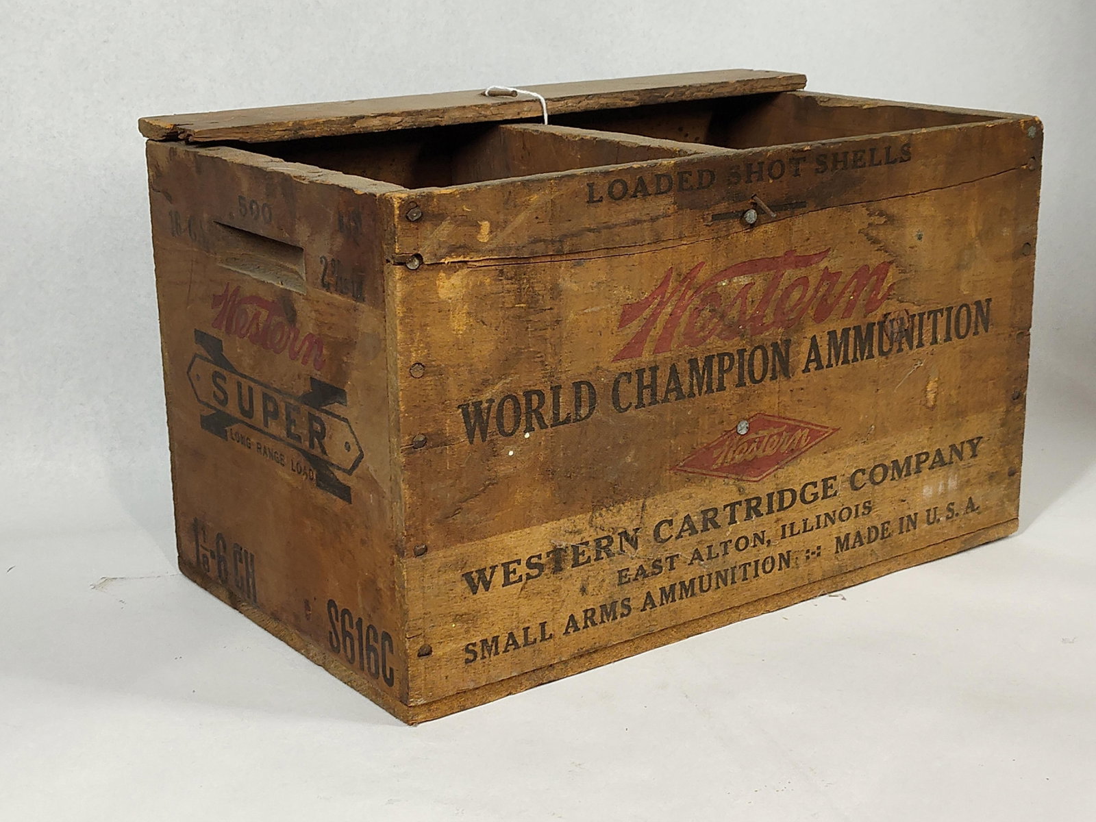 Western Cartridge 16-Ga Wood Ammo Crate (1 of 5)