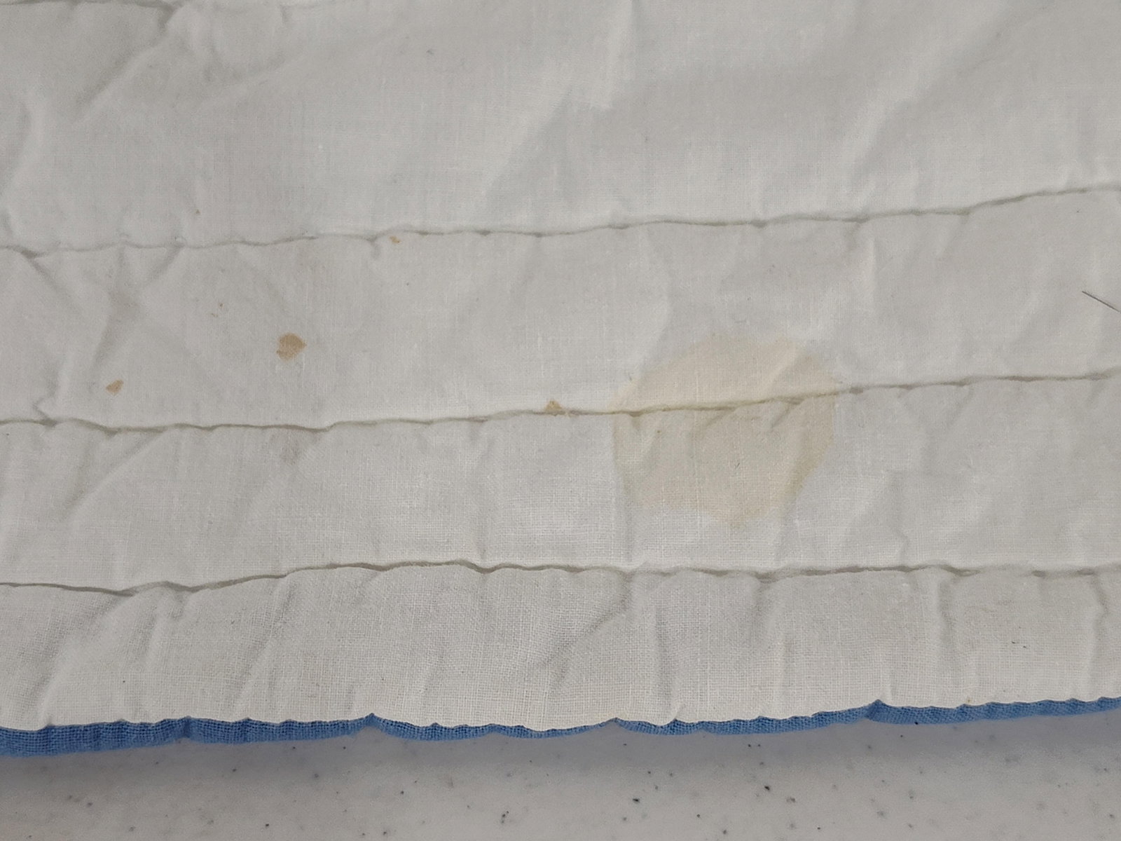 Vtg LeMoyne Star Patchwork Quilt - 4
