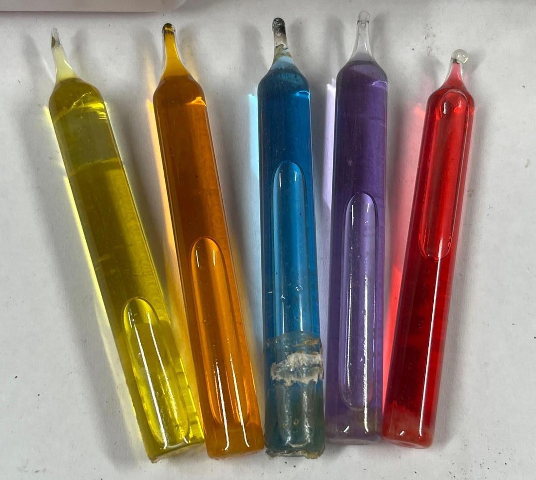 Vtg Glass Bubble Light Replacements - 2