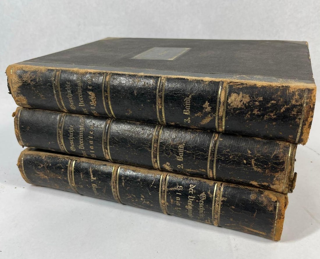 Spencer, Jesse Ames. US History, 3 Vols: A three-volume German-language edition of Jesse Ames Spencer's comprehensive history of the United States titled Geschichte der Vereinigten Staaten: Von den fr?hesten Zeiten bis zur