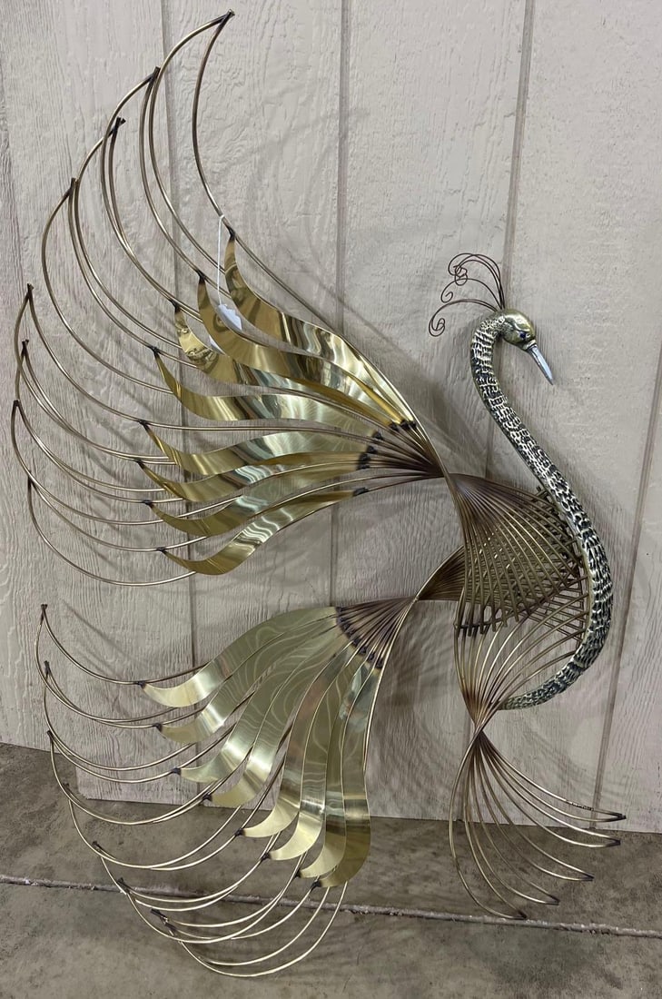 Curtis Jere Peacock Wall Sculpture 1987 (1 of 6)