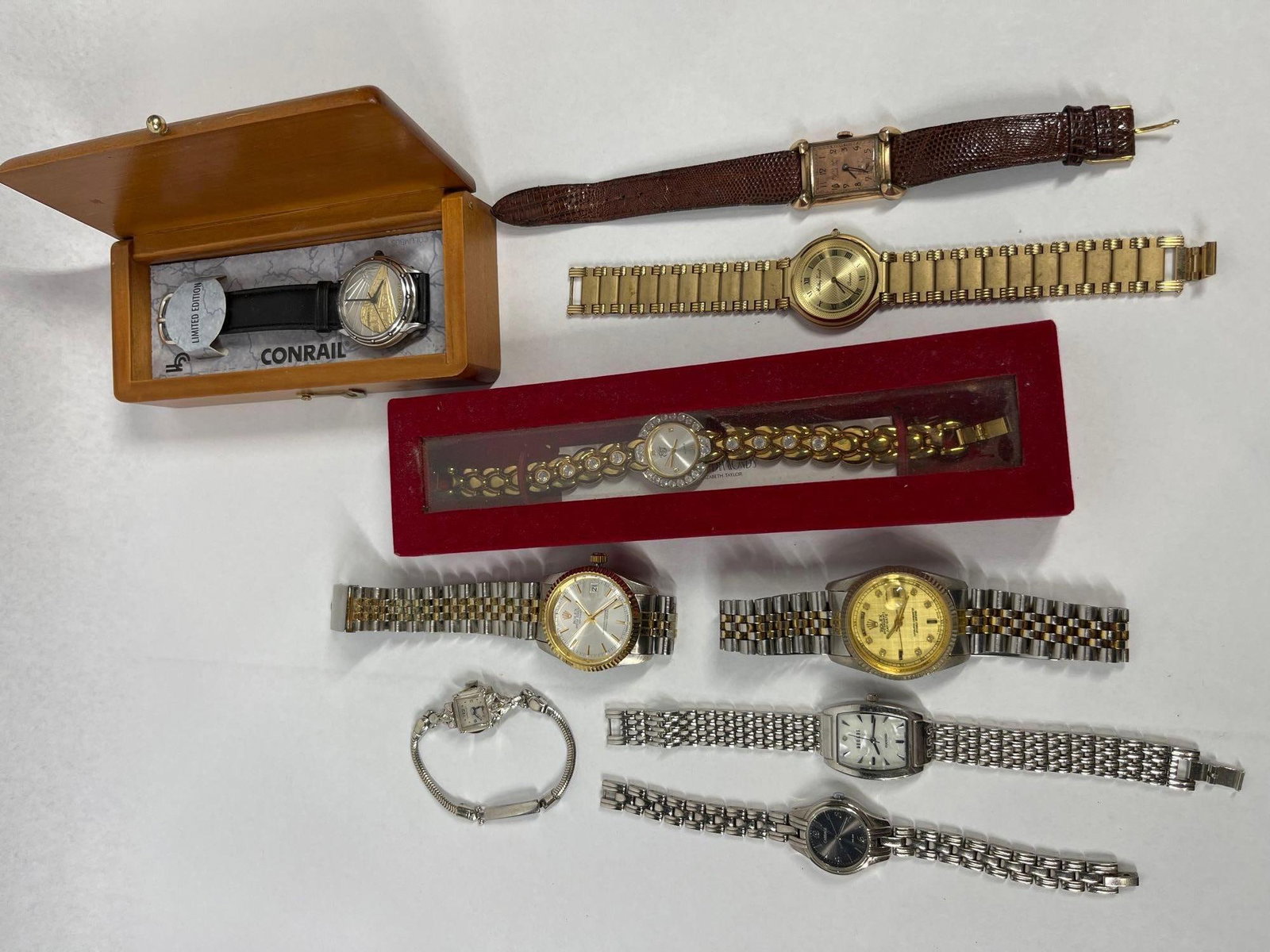 9 Bulova & Mathey-Tissot Wristwatches (1 of 6)